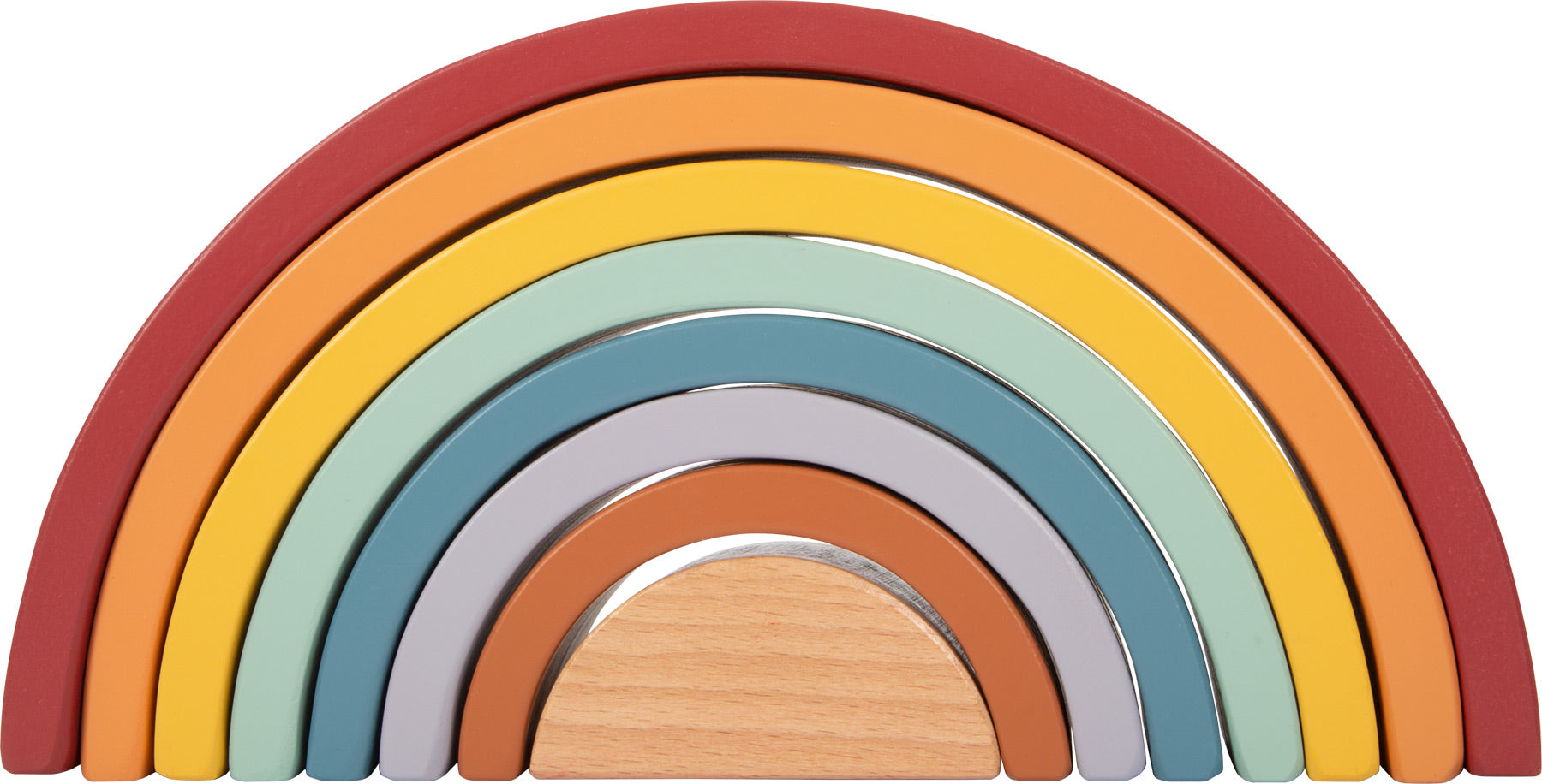 Holzbausteine Regenbogen