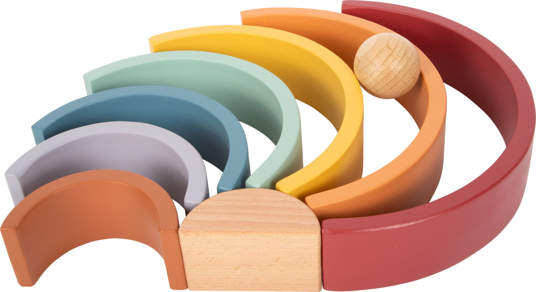Holzbausteine Regenbogen