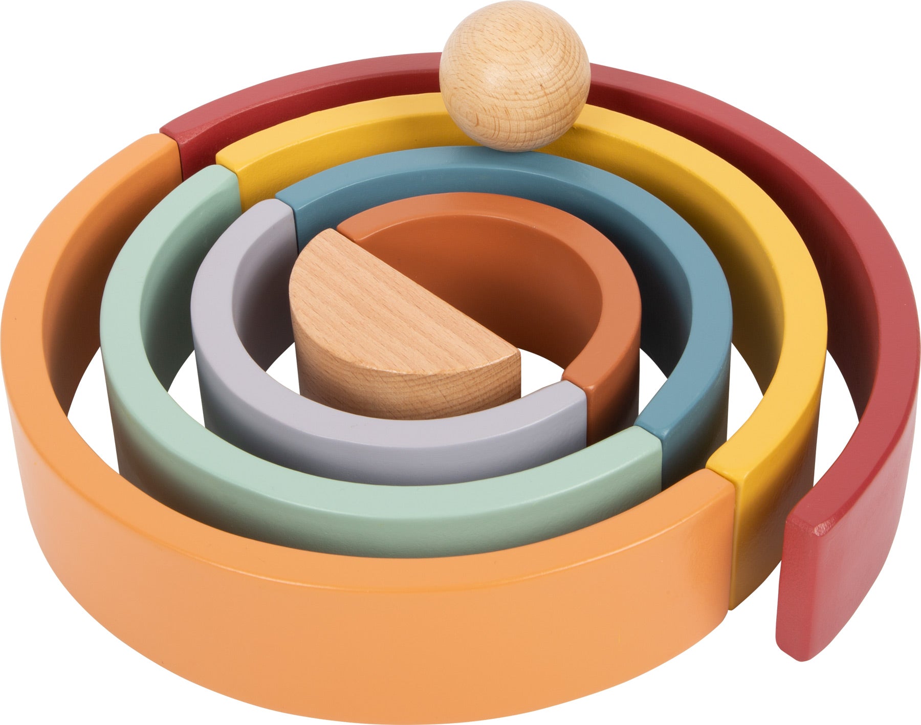 Holzbausteine Regenbogen