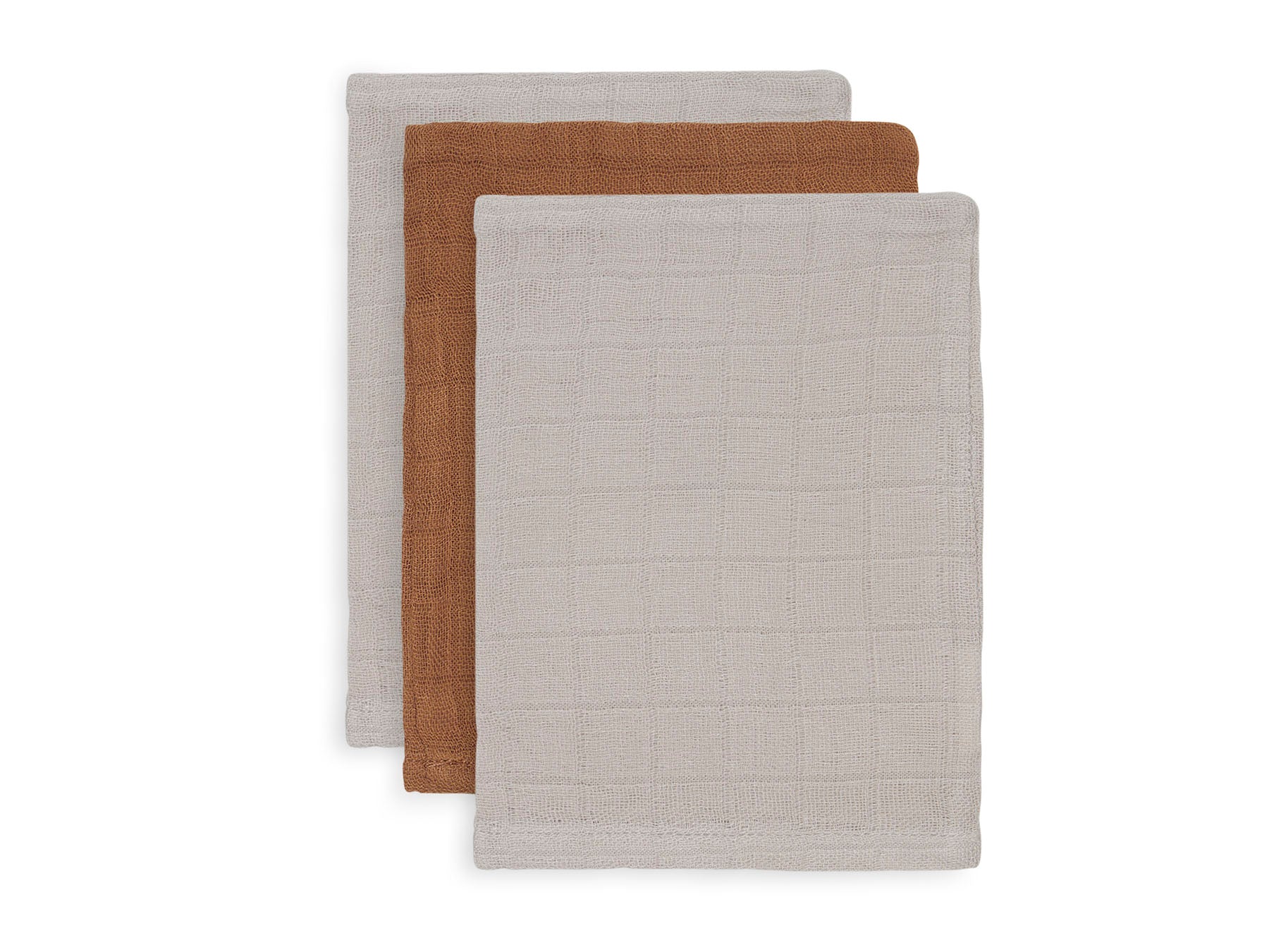 Jollein Spucktücher - 3er-Set (15x20cm)