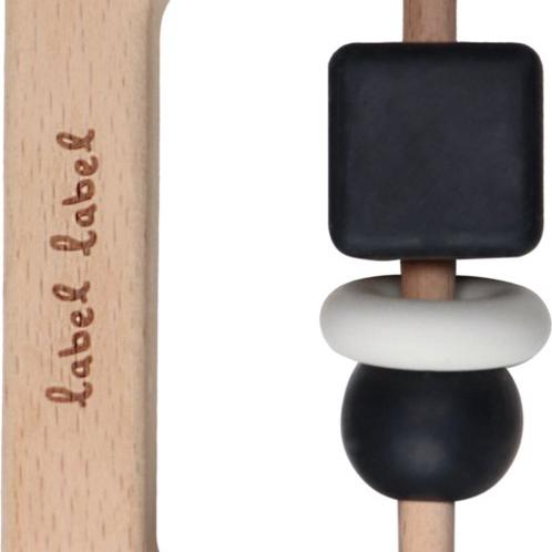Beißring eckig aus Holz & Silikon