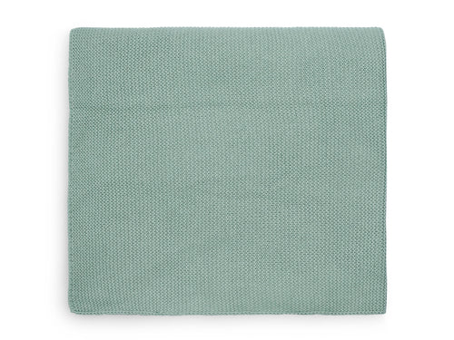 Decke Kinderbett 100x150cm Basic Knit - Forest Green