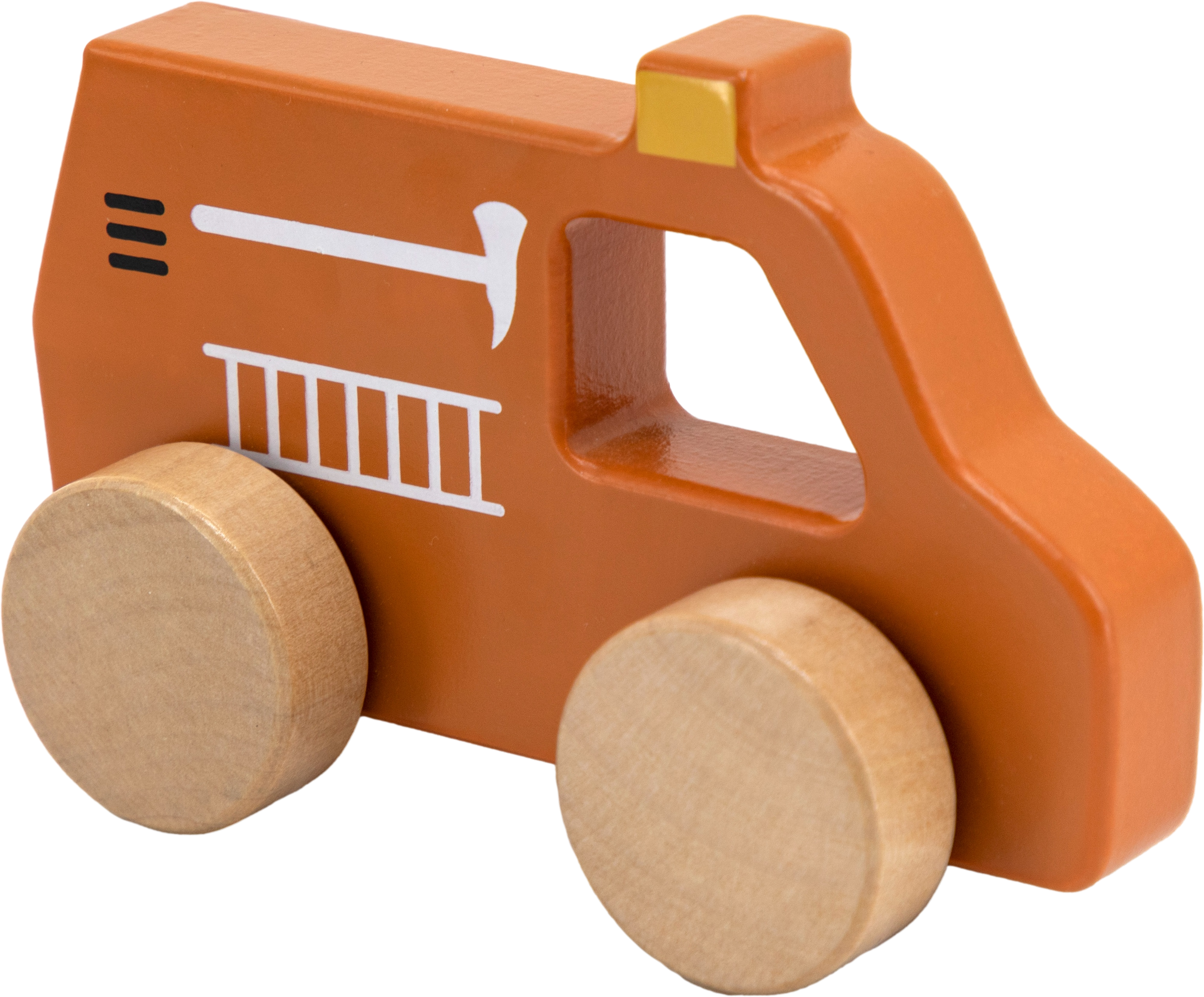 Feuerwehrauto aus Holz