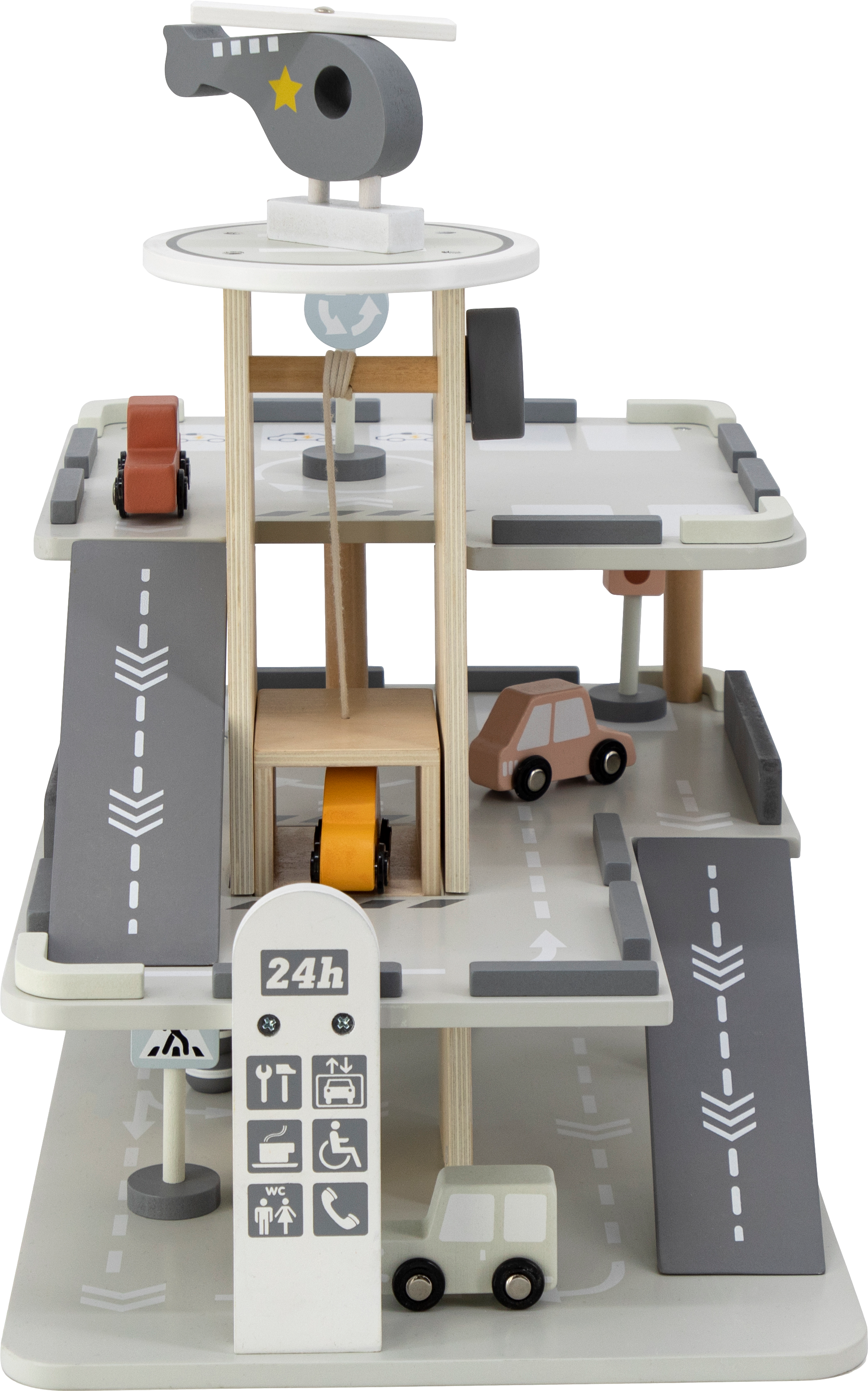Parkgarage aus Holz