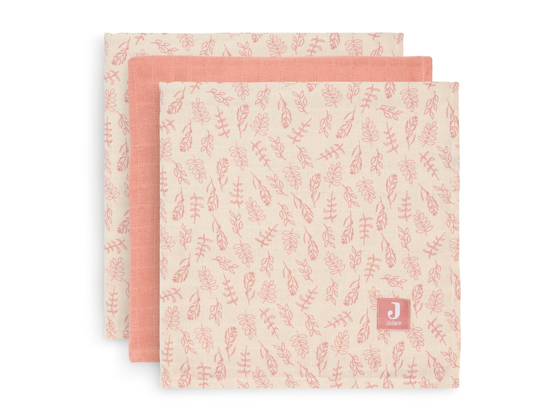 Jollein Multi-Spucktücher – 3er-Set (70×70 cm)