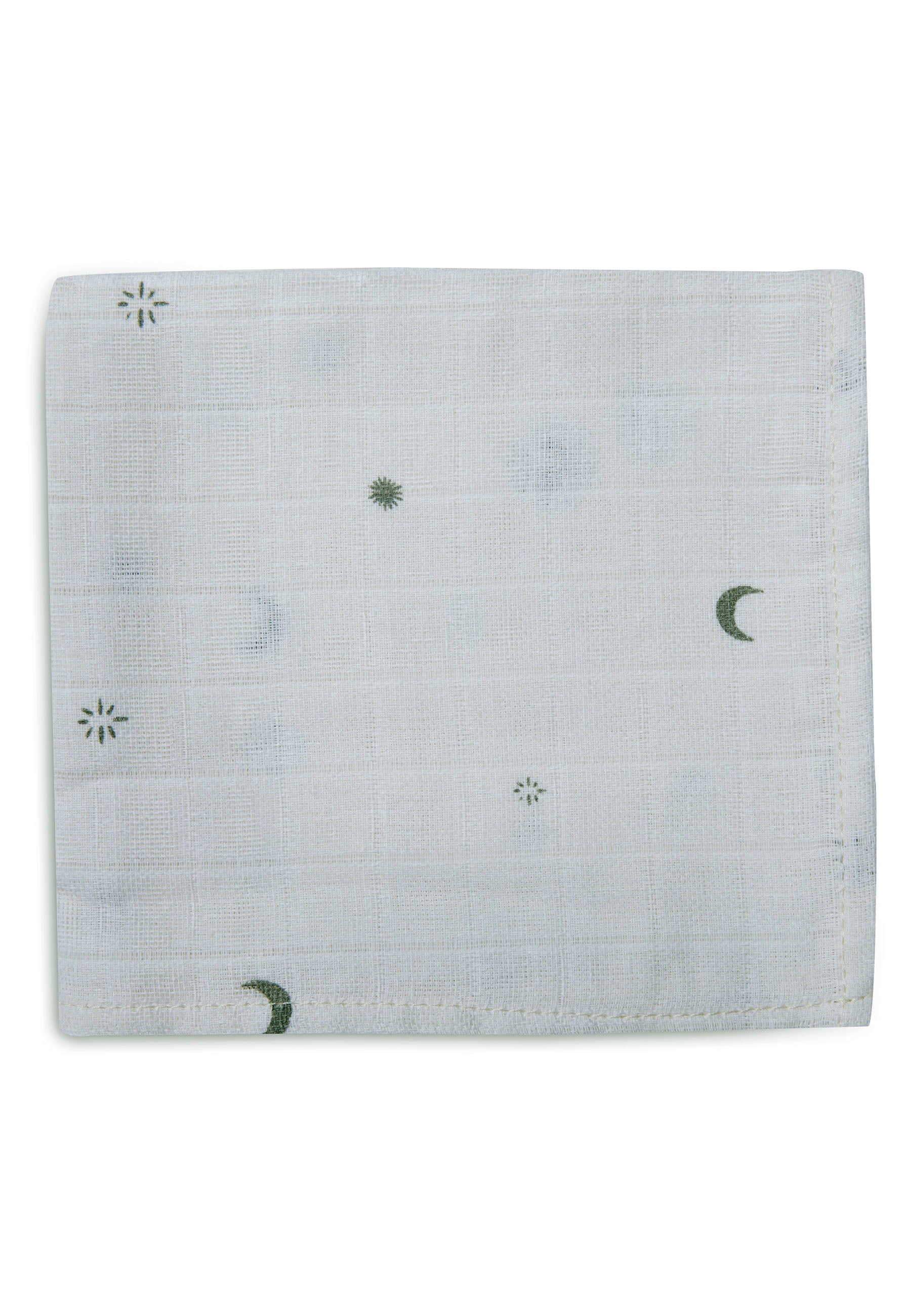 Jollein Spucktücher „Stargaze Leaf Green“ – 3er Set (31x31cm)
