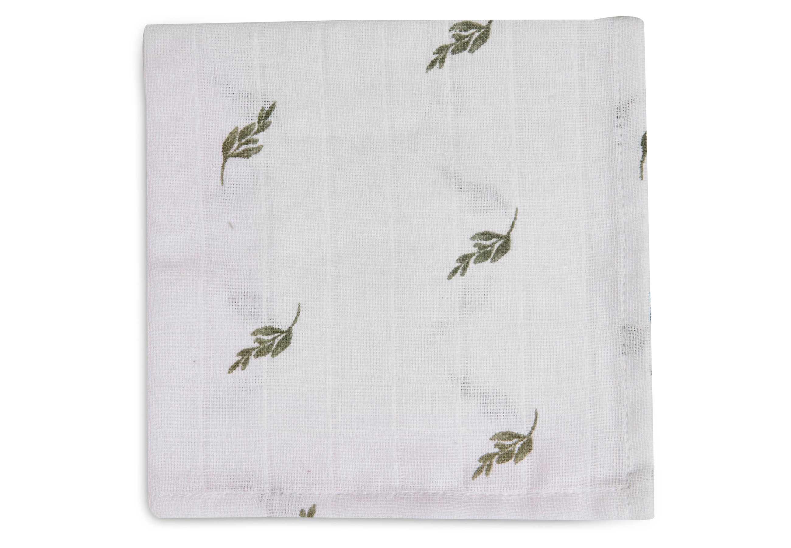 Jollein Spucktücher „Stripe & Olive“ – 2er Set (31x31cm)