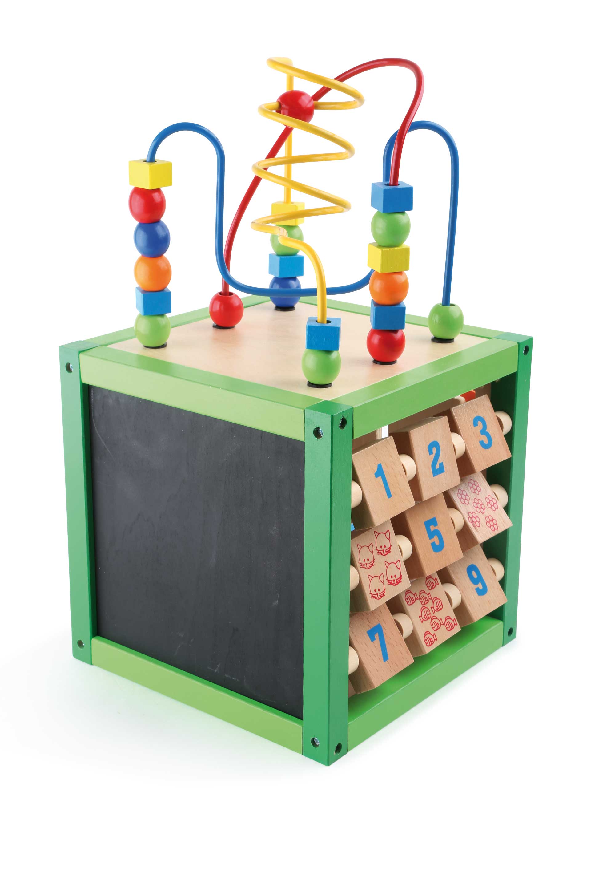 smallfoot Motorikwürfel „Frühling“ aus Holz