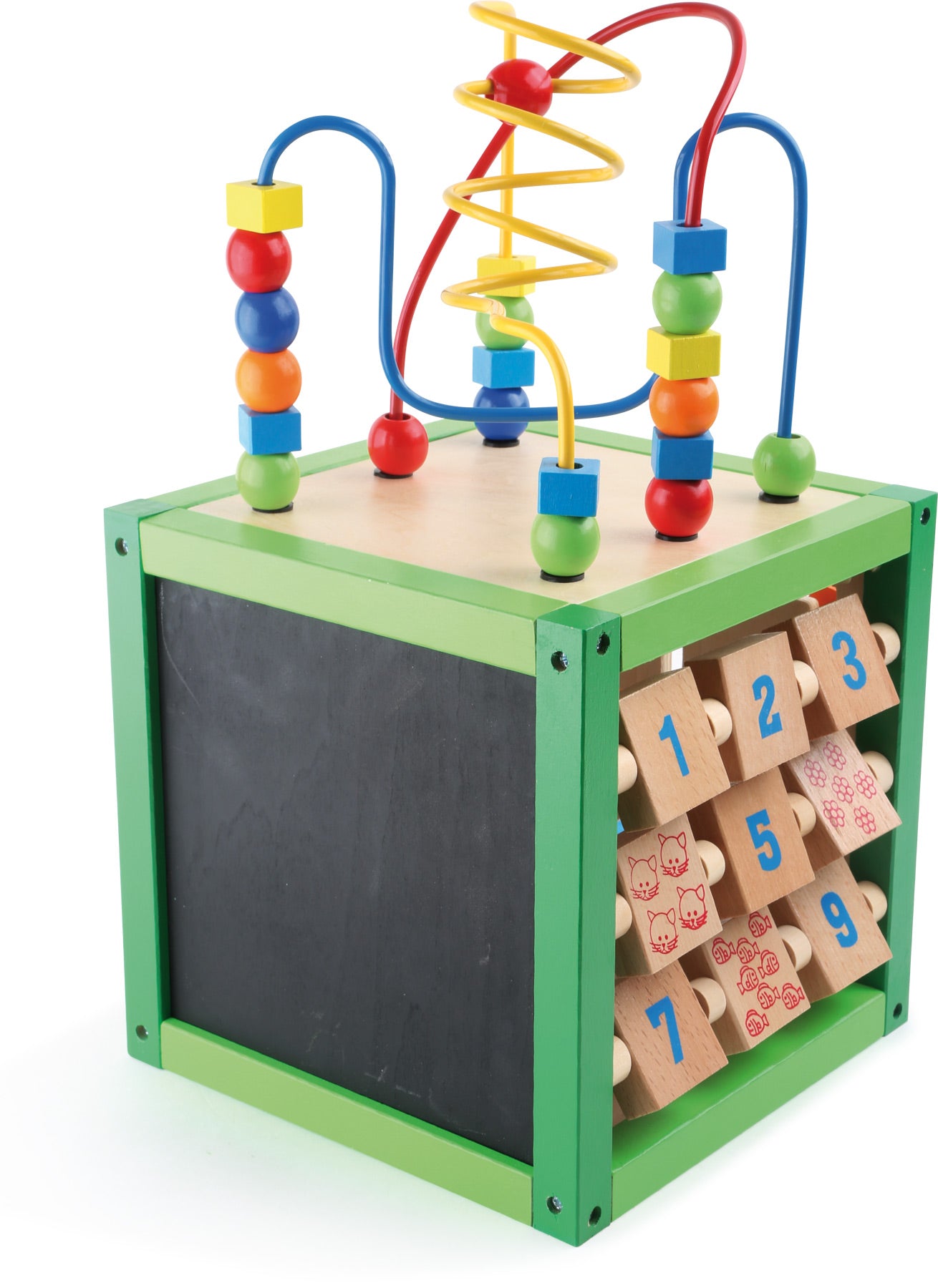 smallfoot Motorikwürfel „Frühling“ aus Holz