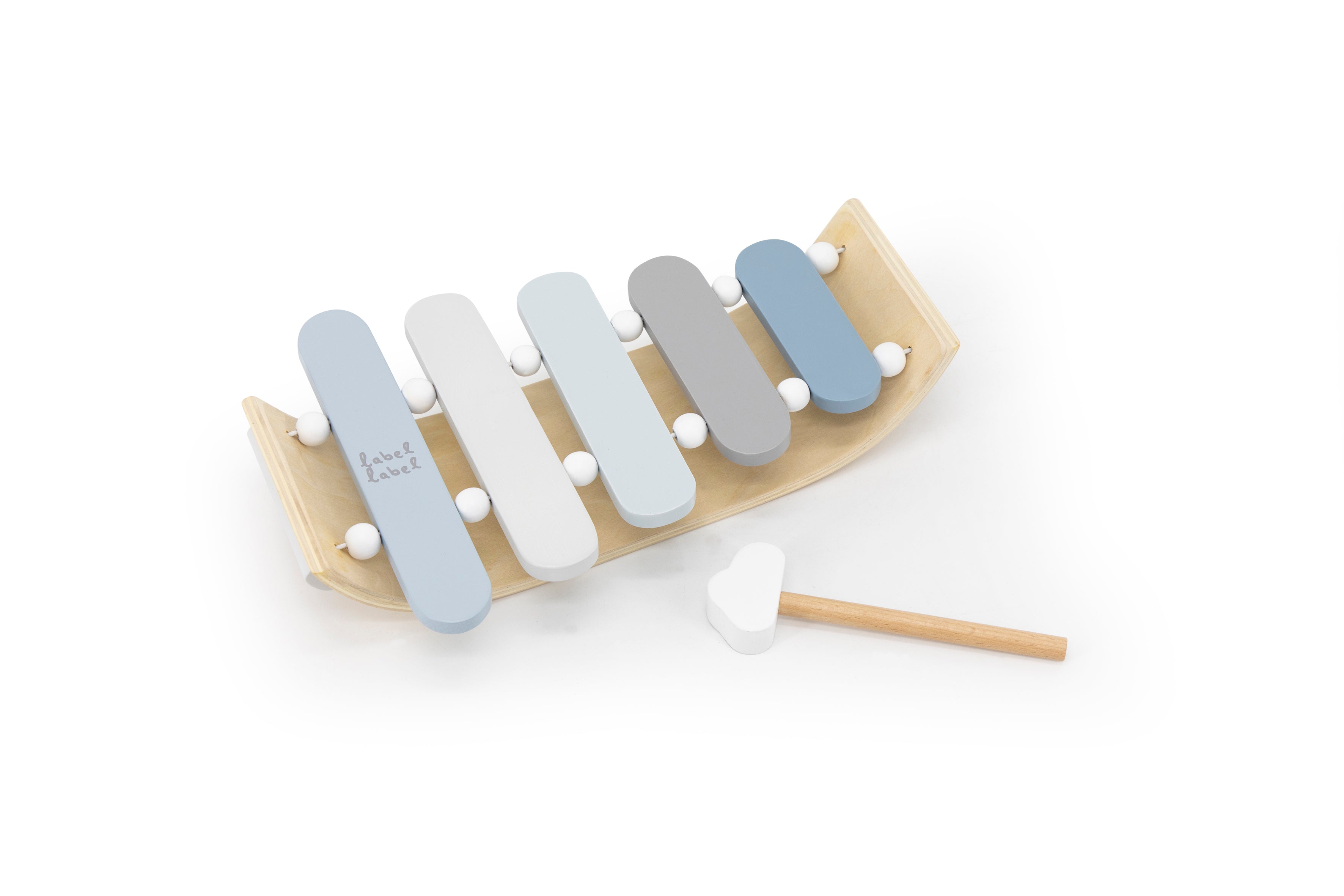 label label Xylophon aus Holz