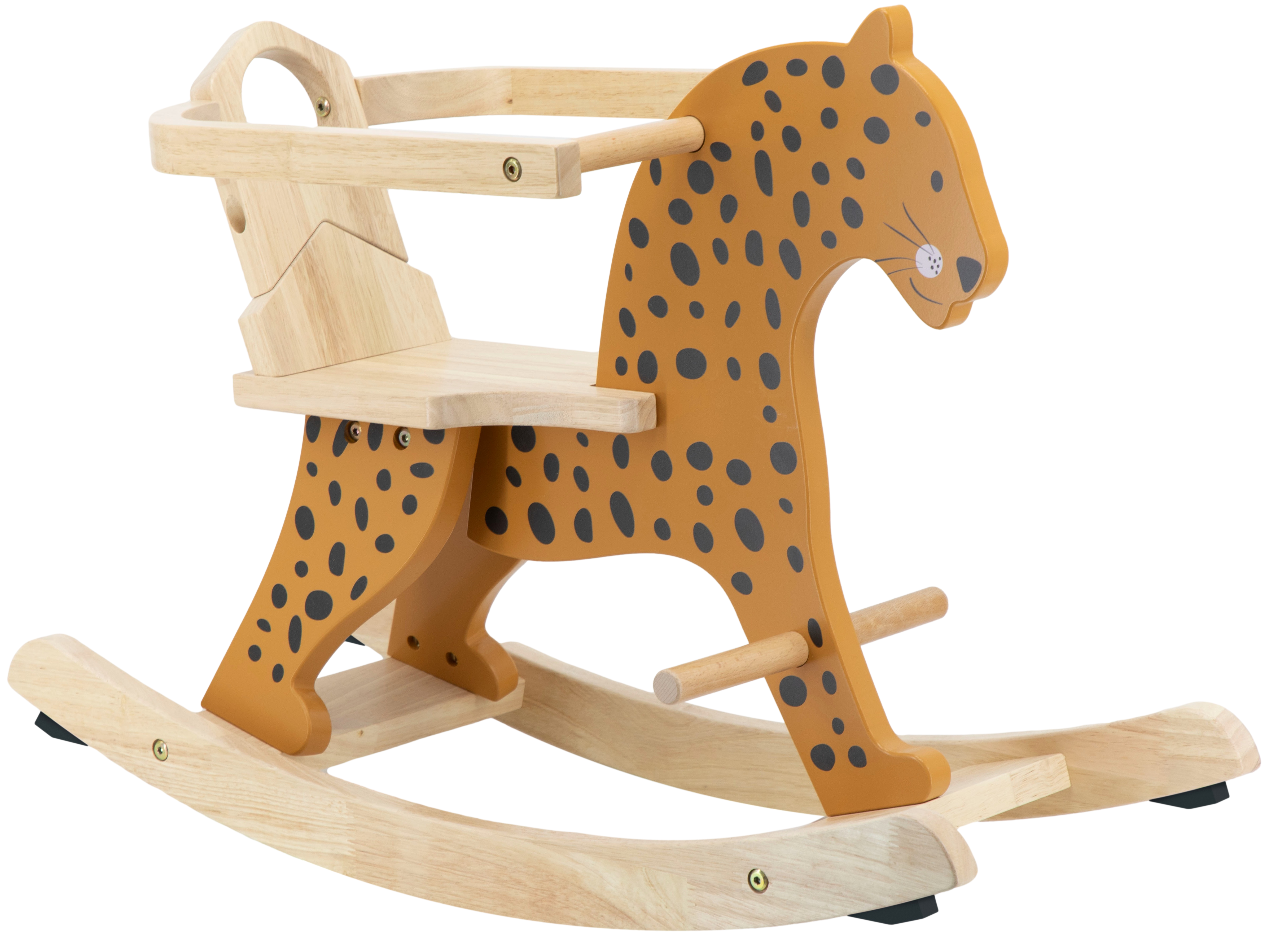 Schaukel-Leopard aus Holz