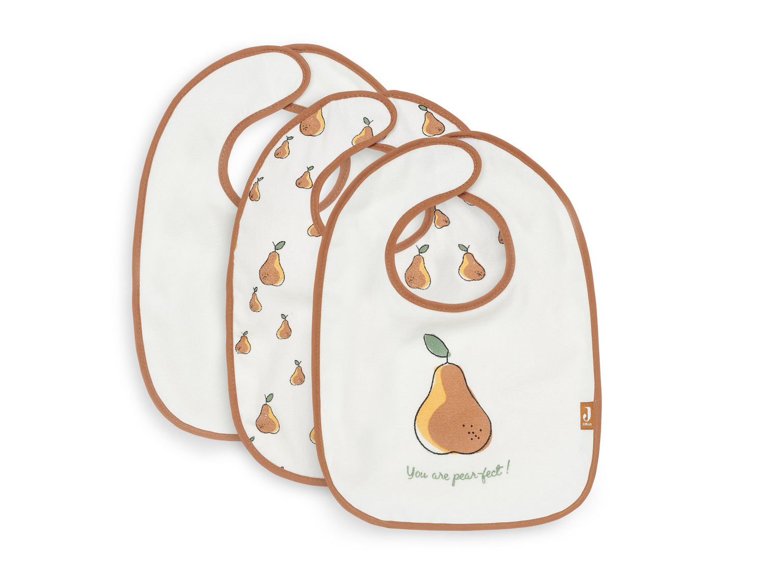 Jollein Terry Wasserfeste Lätzchen – 3er Set