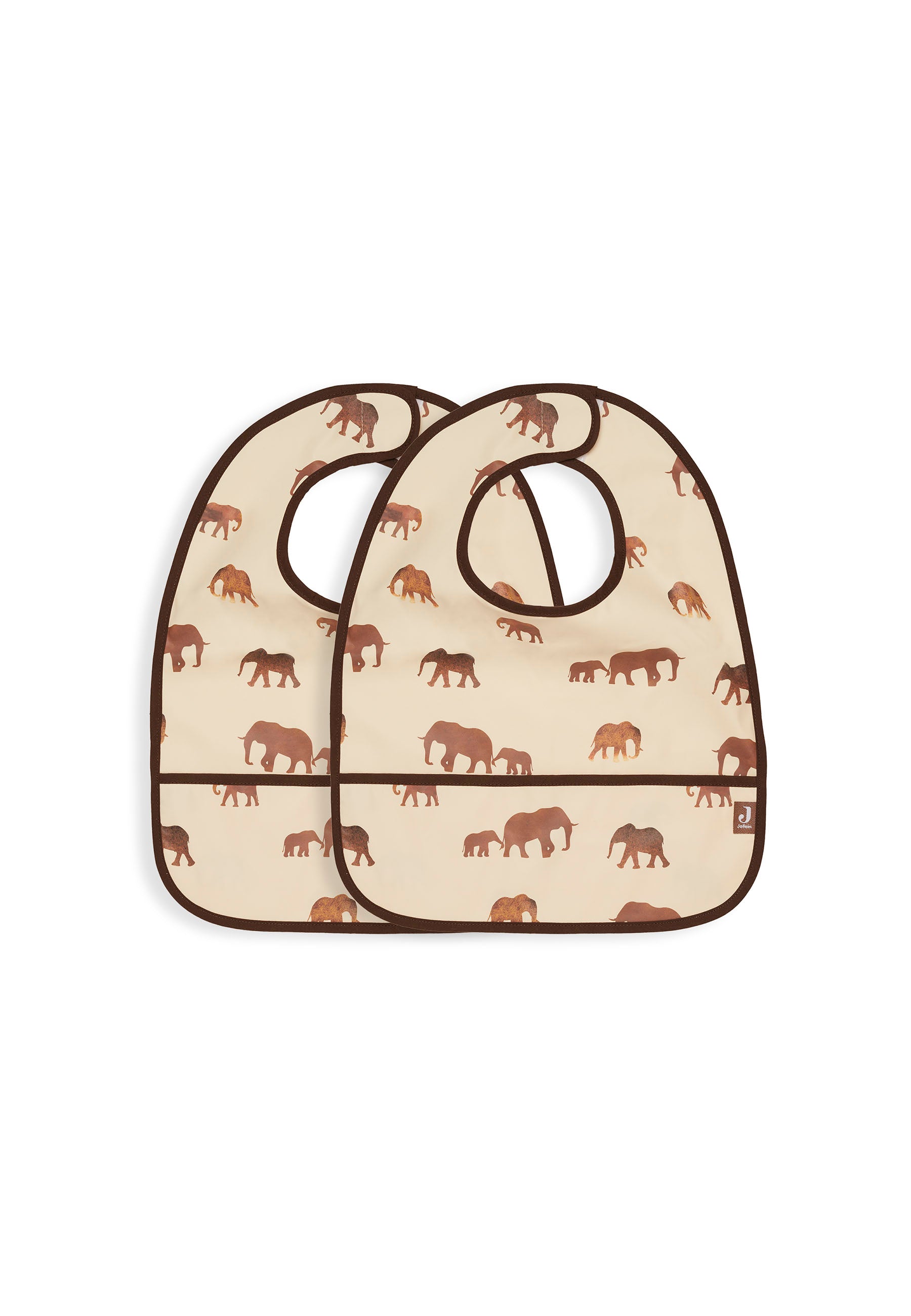 Jollein Waserfeste Lätzchen „Savannah“ – 2er Set