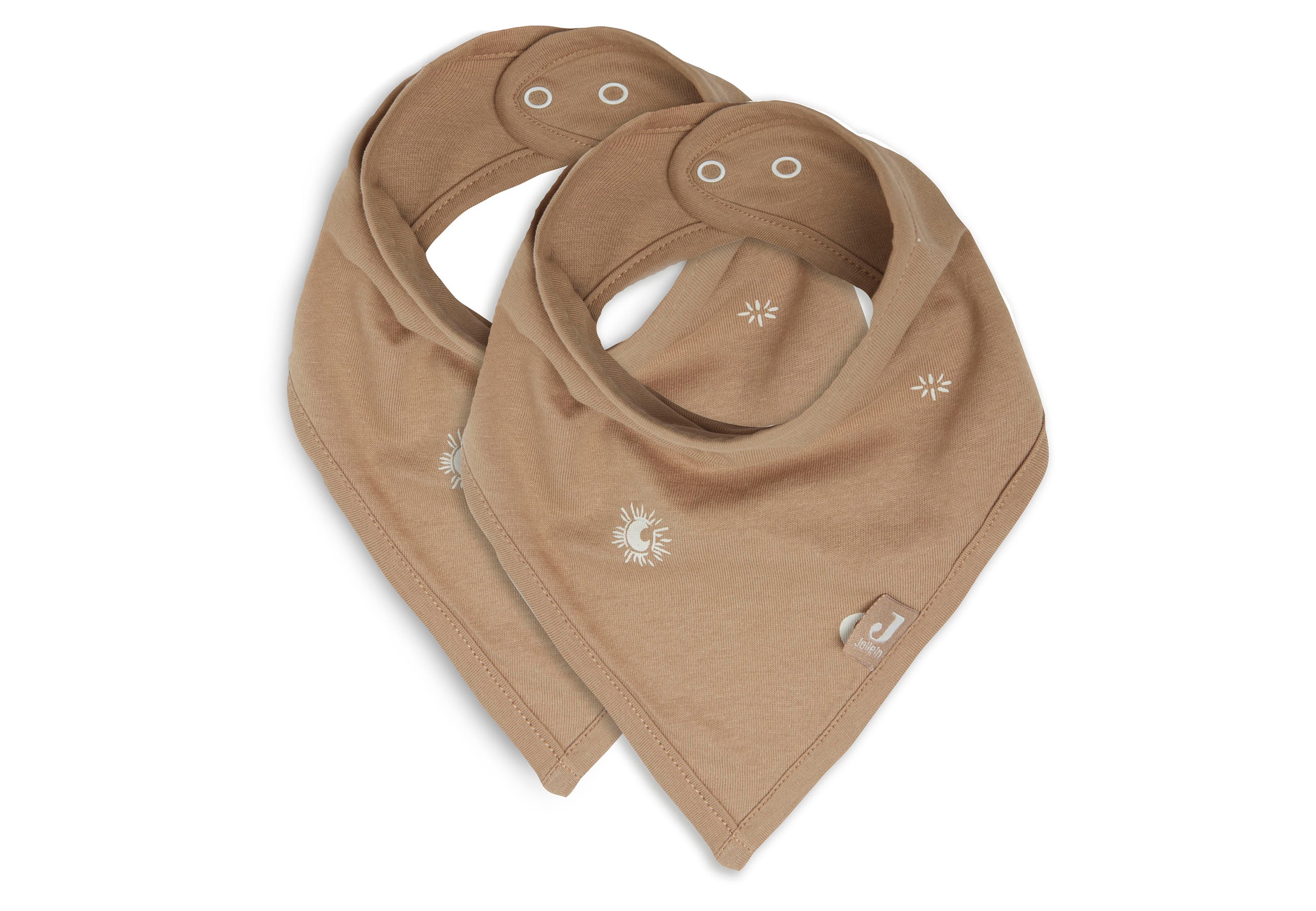Jollein Bandana-Lätzchen 2er-Set Biscuit