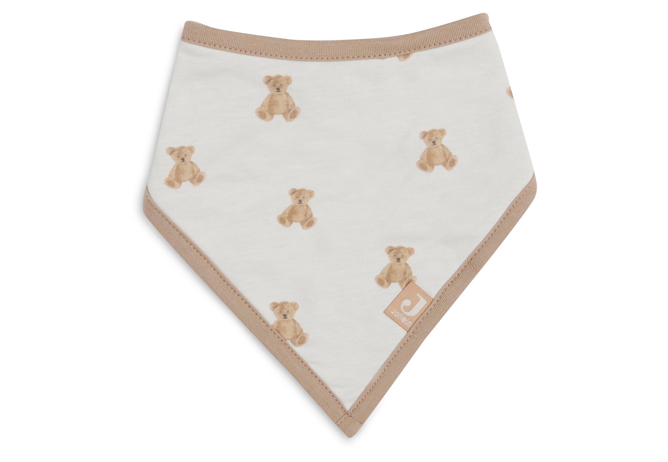 Jollein Bandana-Lätzchen 2er-Set – Teddy Bear Print