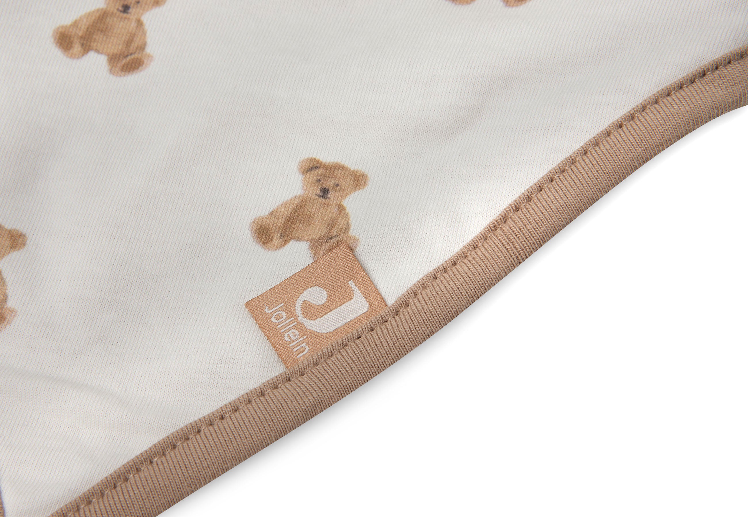 Jollein Bandana-Lätzchen 2er-Set – Teddy Bear Print