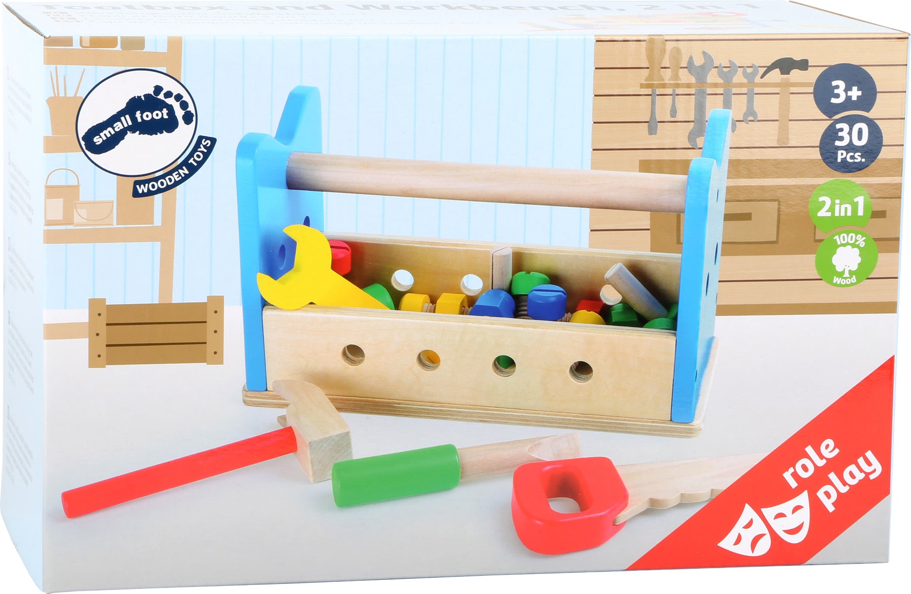 small foot Werkzeugkasten und Werkbank