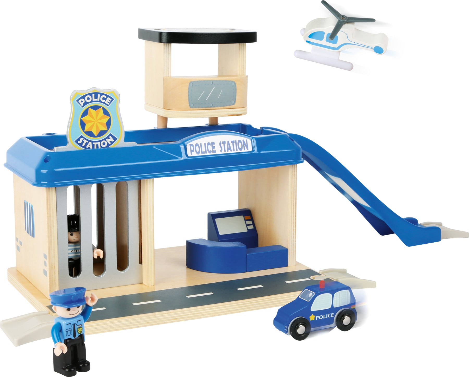 small foot Polizeiwache mit Zubehör aus Holz