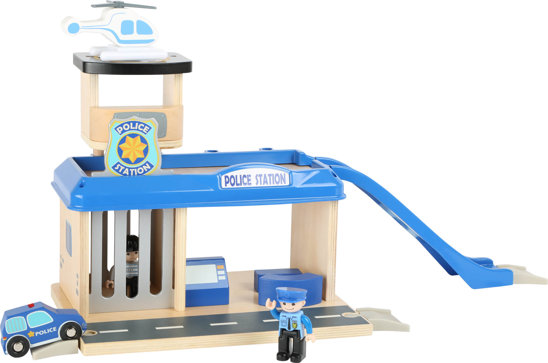 small foot Polizeiwache mit Zubehör aus Holz