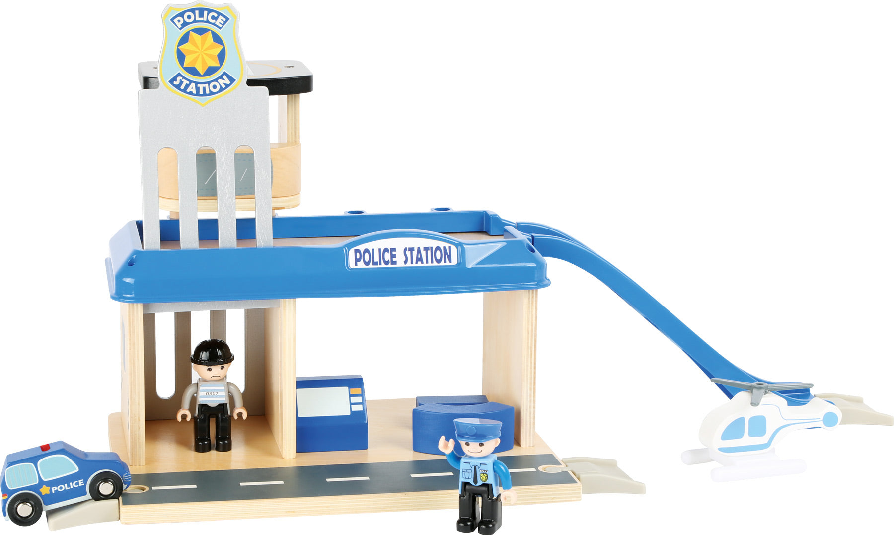small foot Polizeiwache mit Zubehör aus Holz