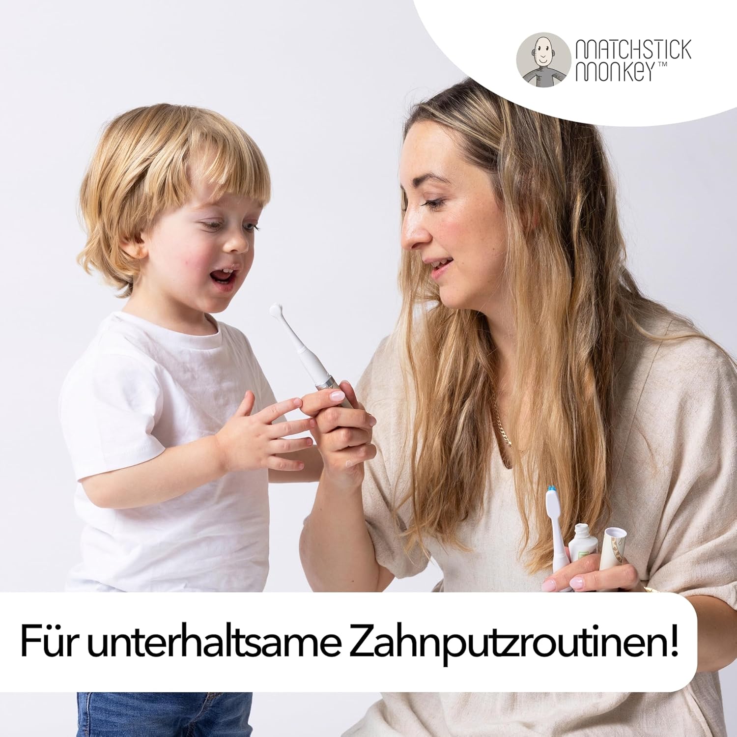 Elektrische Baby Zahnbürste von Matchstick Monkey