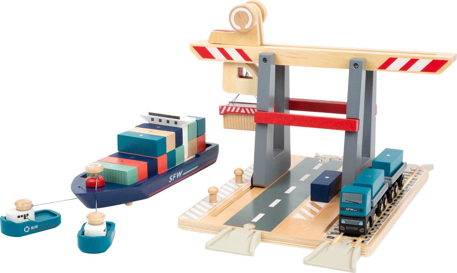 Container Terminal mit Zubehör, Hafen