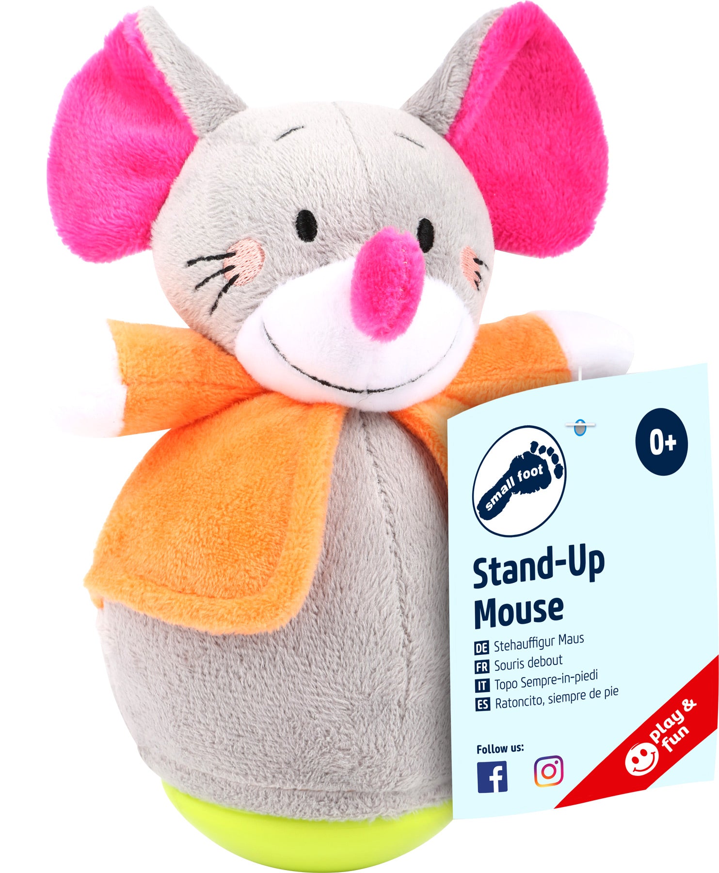 small foot Stehauffigur Maus