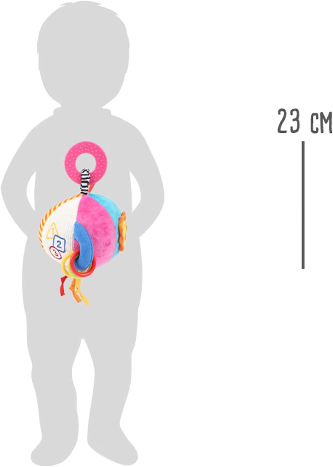 small foot Babyball mit Rassel