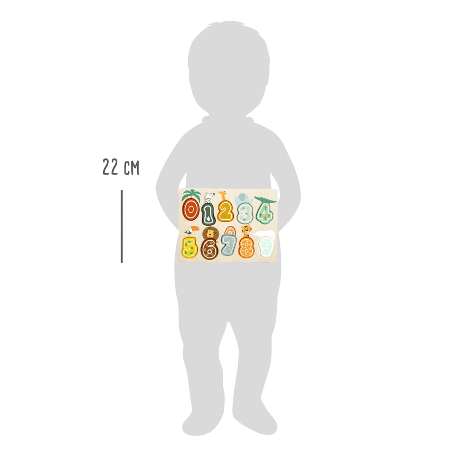 Setzpuzzle Zahlen „Safari“