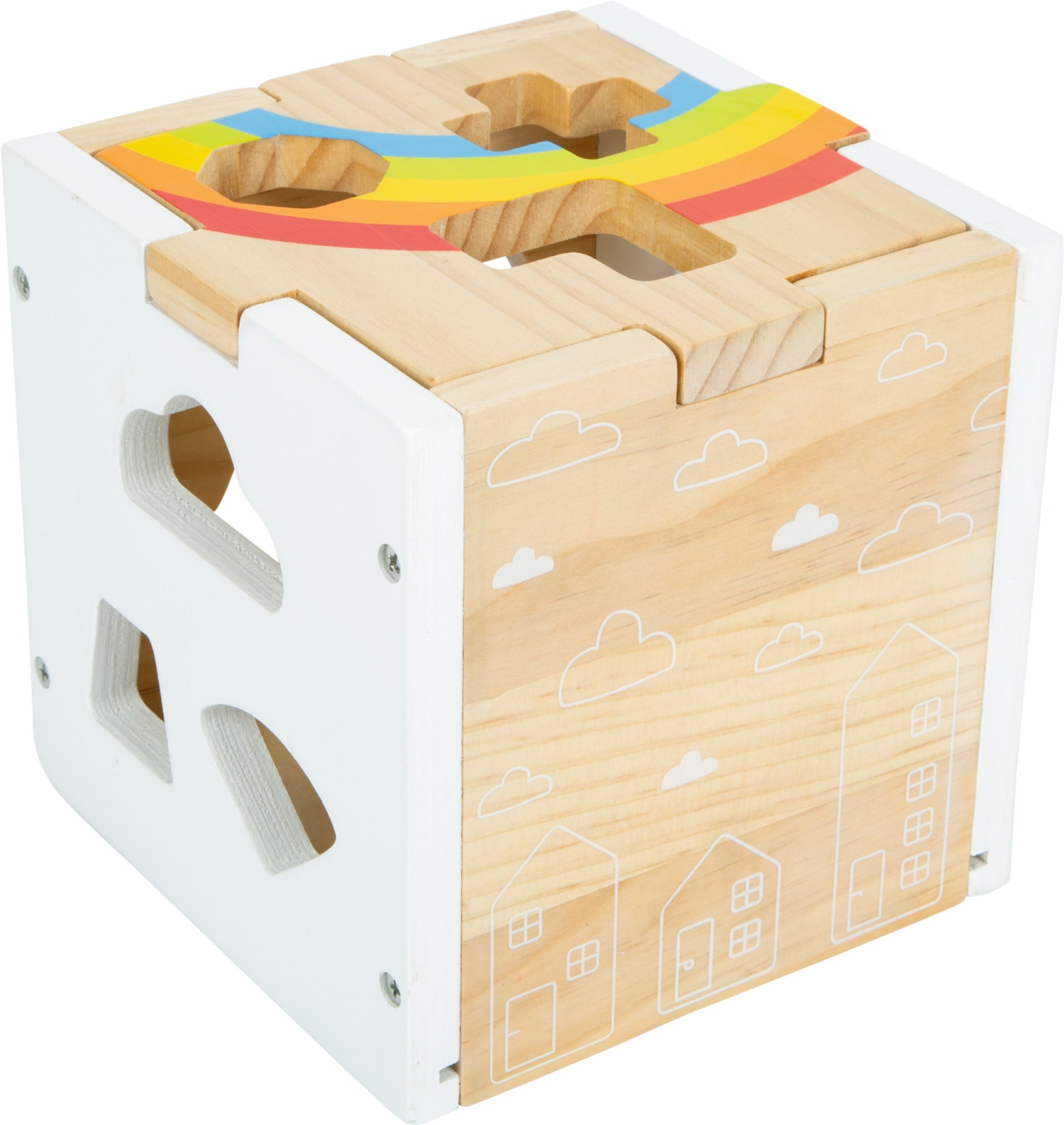 Steckwürfel Regenbogen