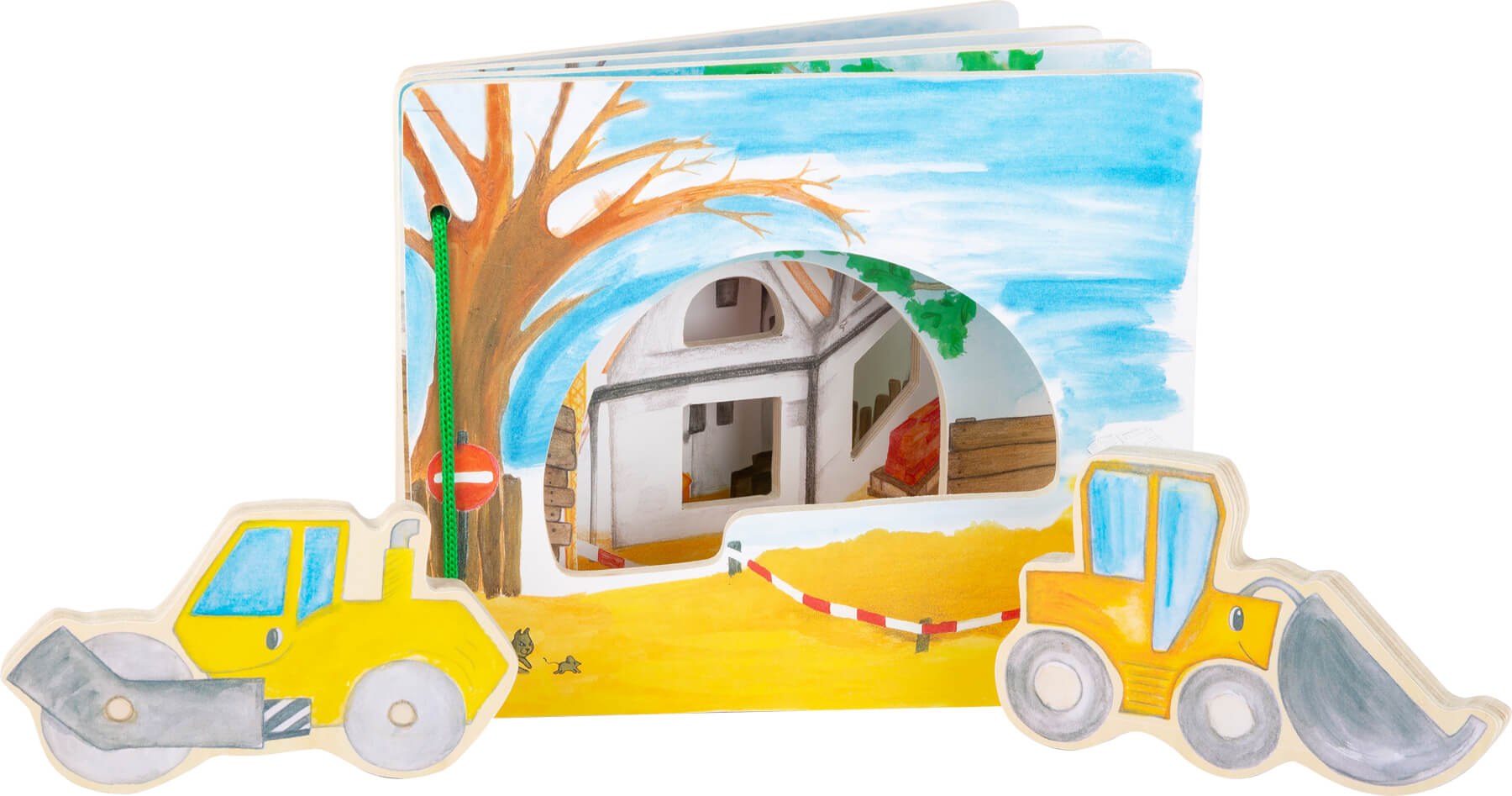 small foot interaktives Holz-Bilderbuch