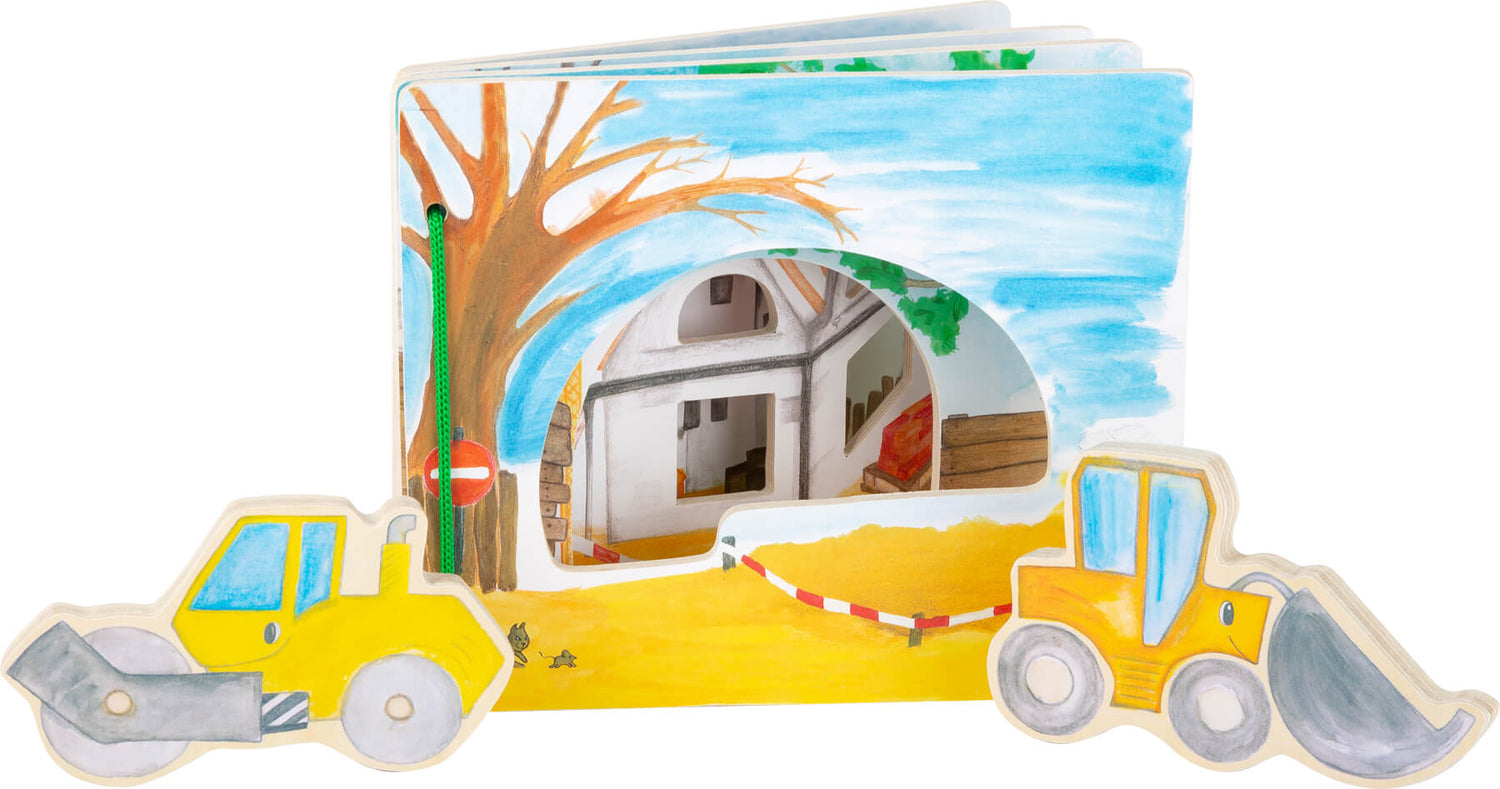 small foot interaktives Holz-Bilderbuch