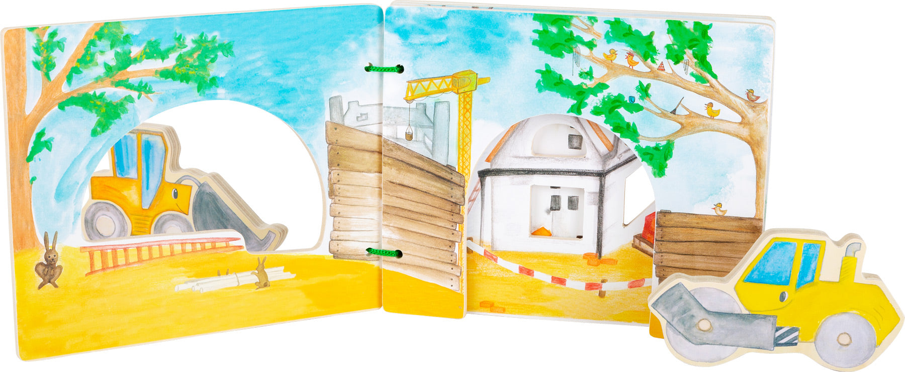 small foot interaktives Holz-Bilderbuch