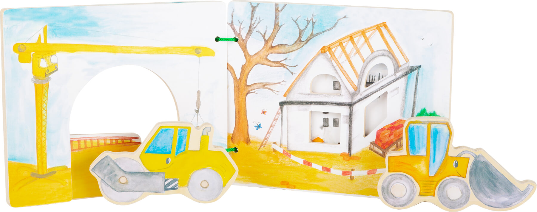 small foot interaktives Holz-Bilderbuch