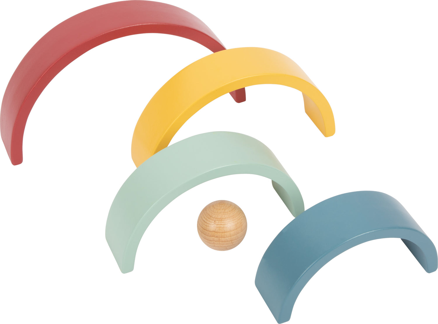 Holzbausteine Regenbogen