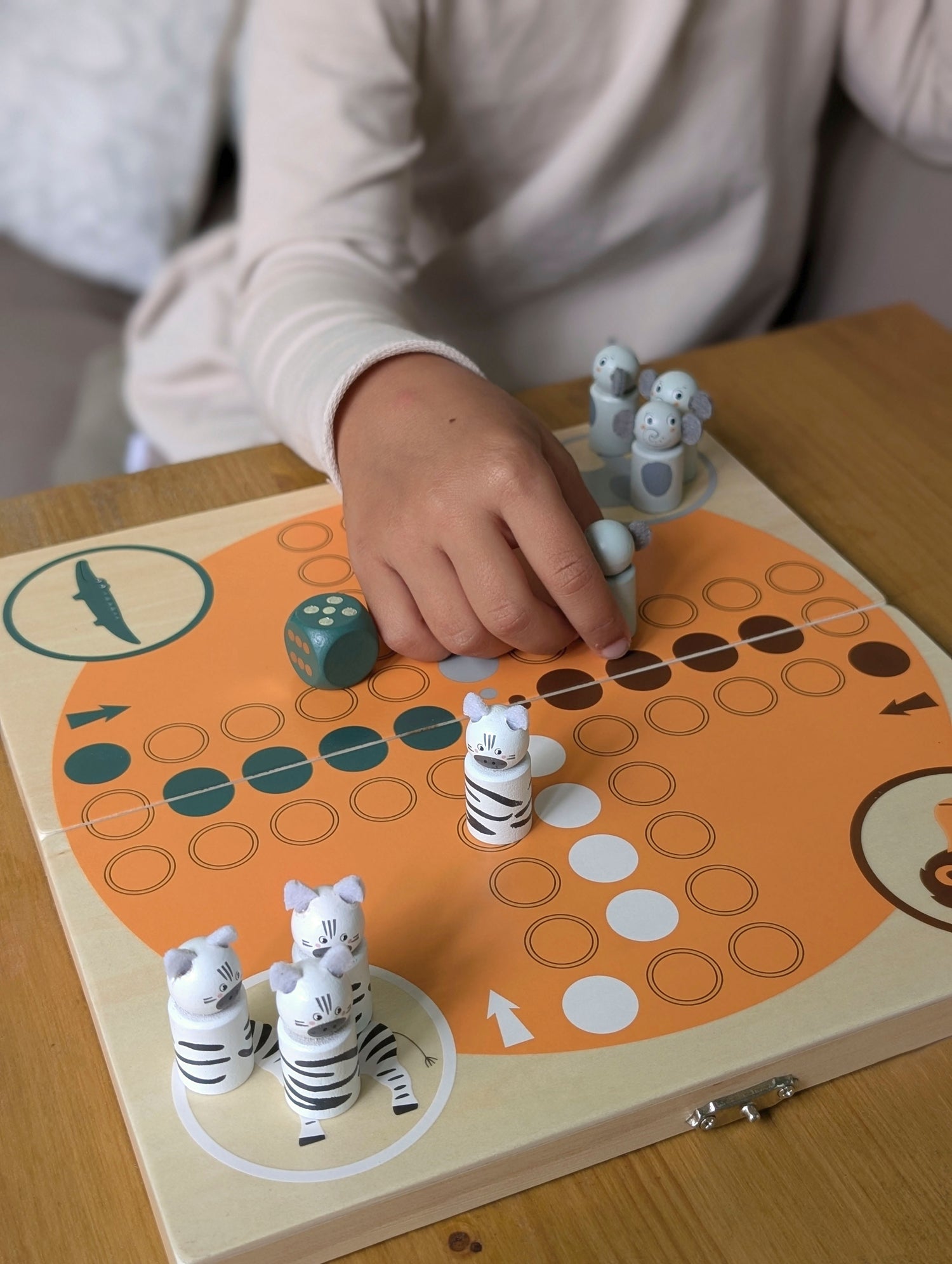 Ludo Spiel mit Tieren 'Safari'