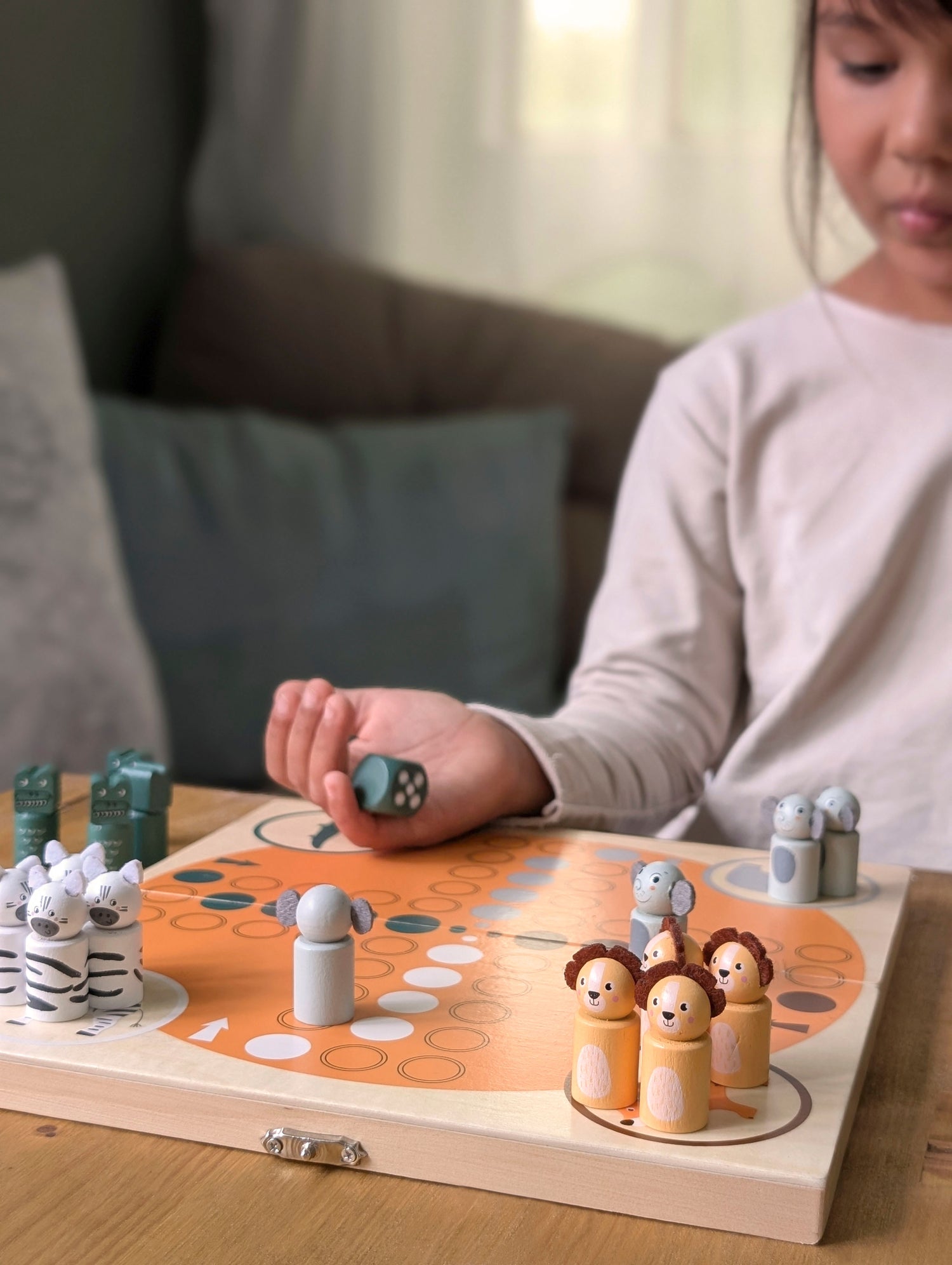Ludo Spiel mit Tieren 'Safari'