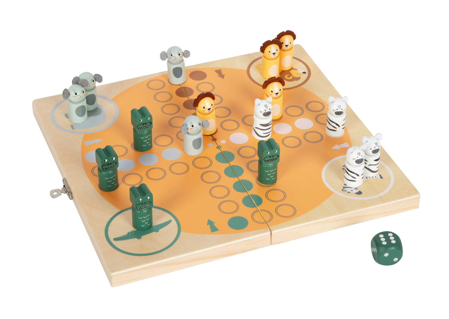 Ludo Spiel mit Tieren 'Safari'