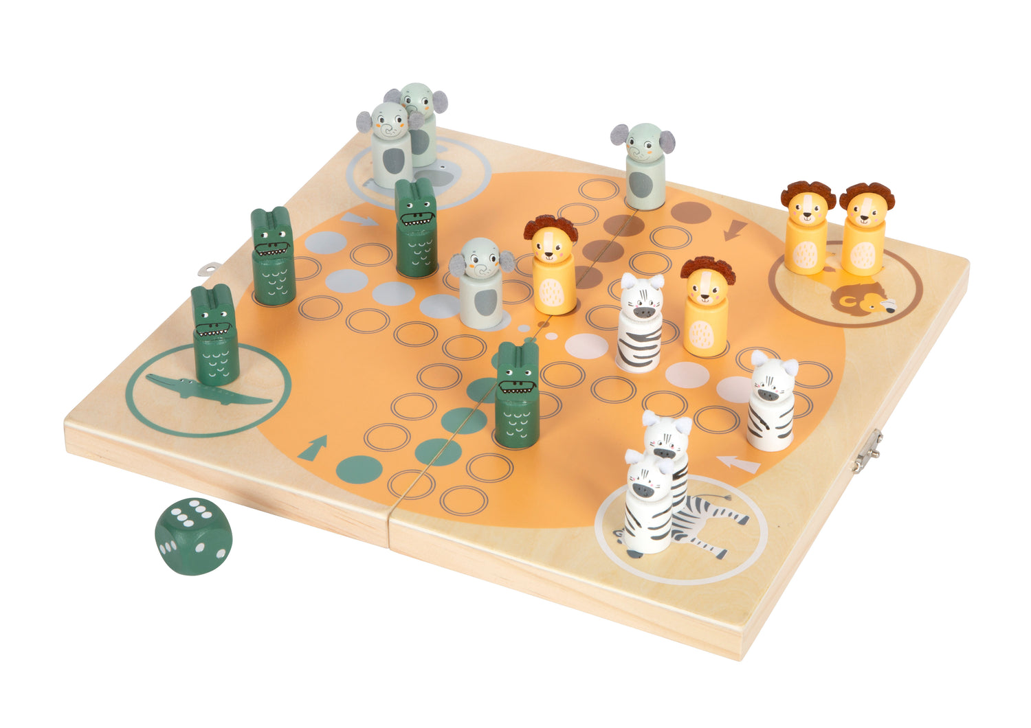 Ludo Spiel mit Tieren 'Safari'
