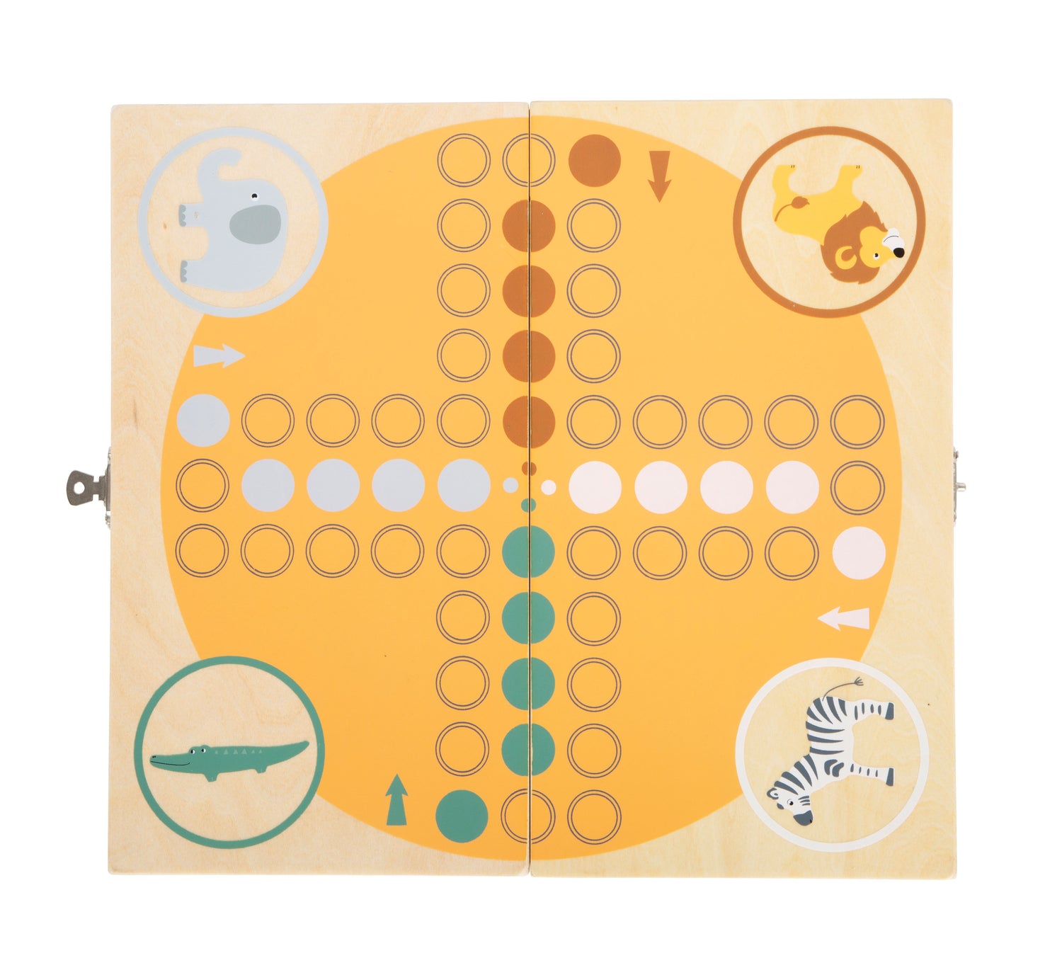 Ludo Spiel mit Tieren 'Safari'