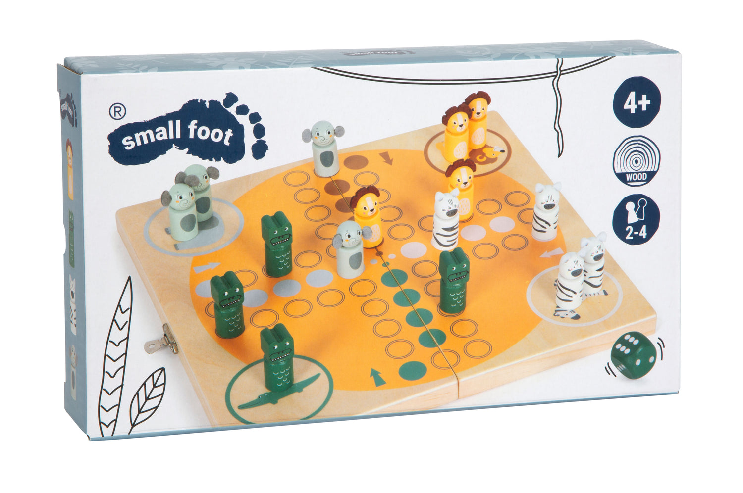 Ludo Spiel mit Tieren 'Safari'