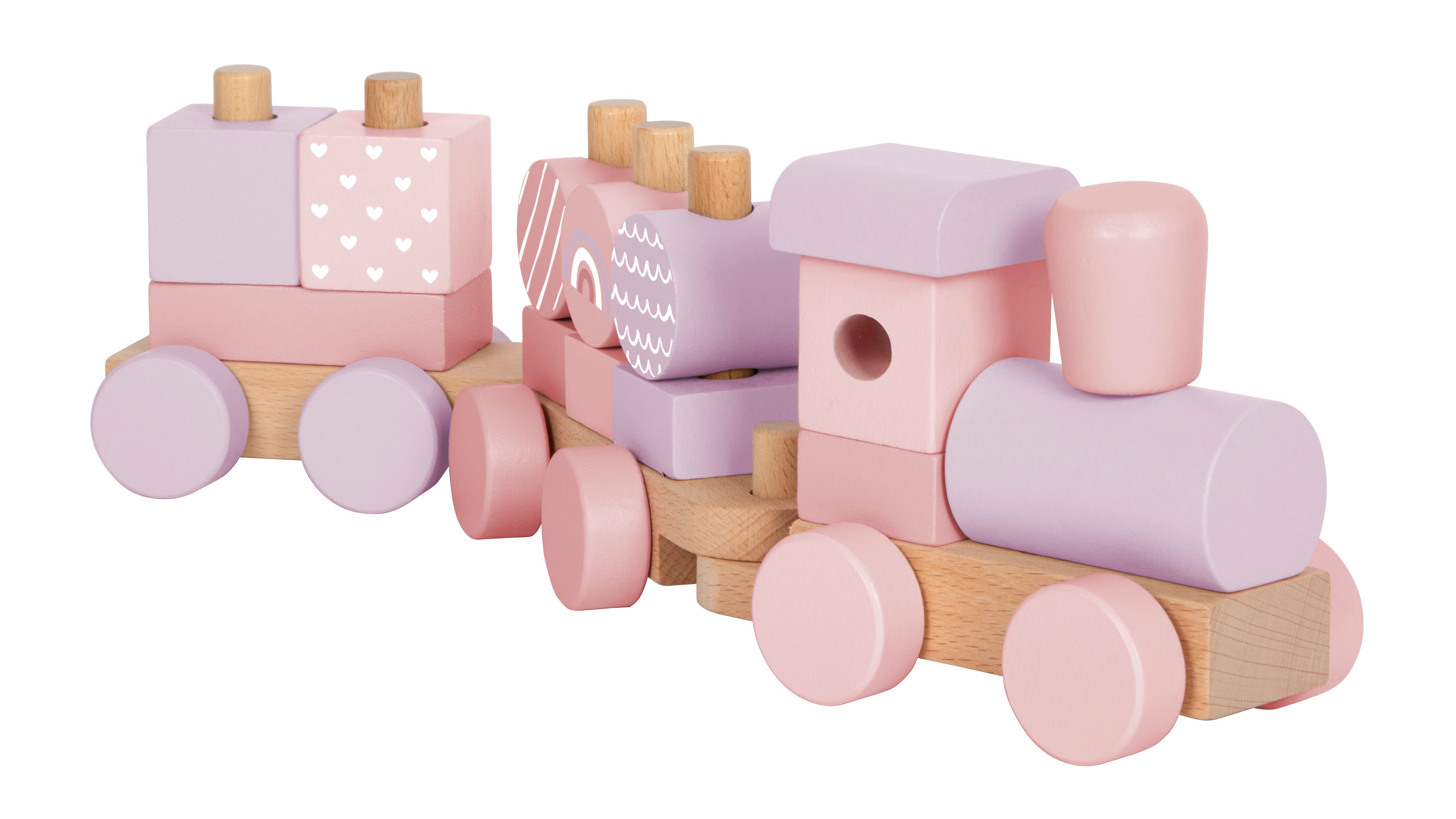 small foot Holzzug rosa