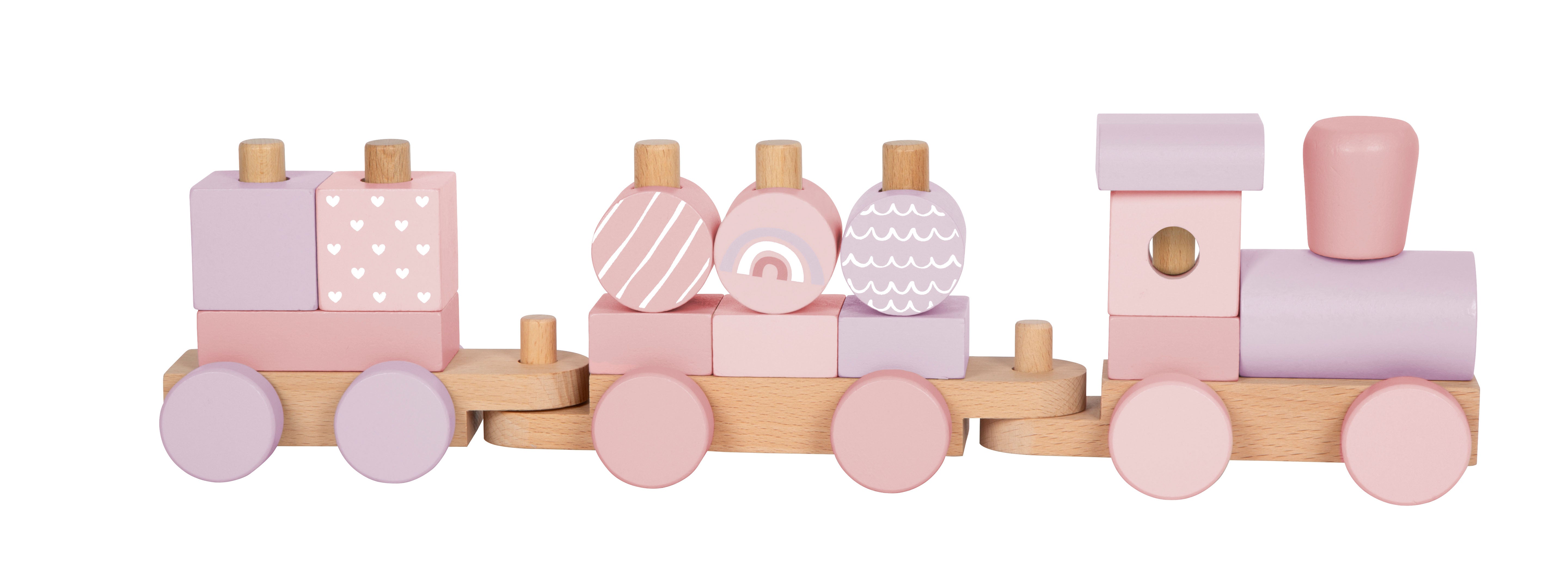 small foot Holzzug rosa