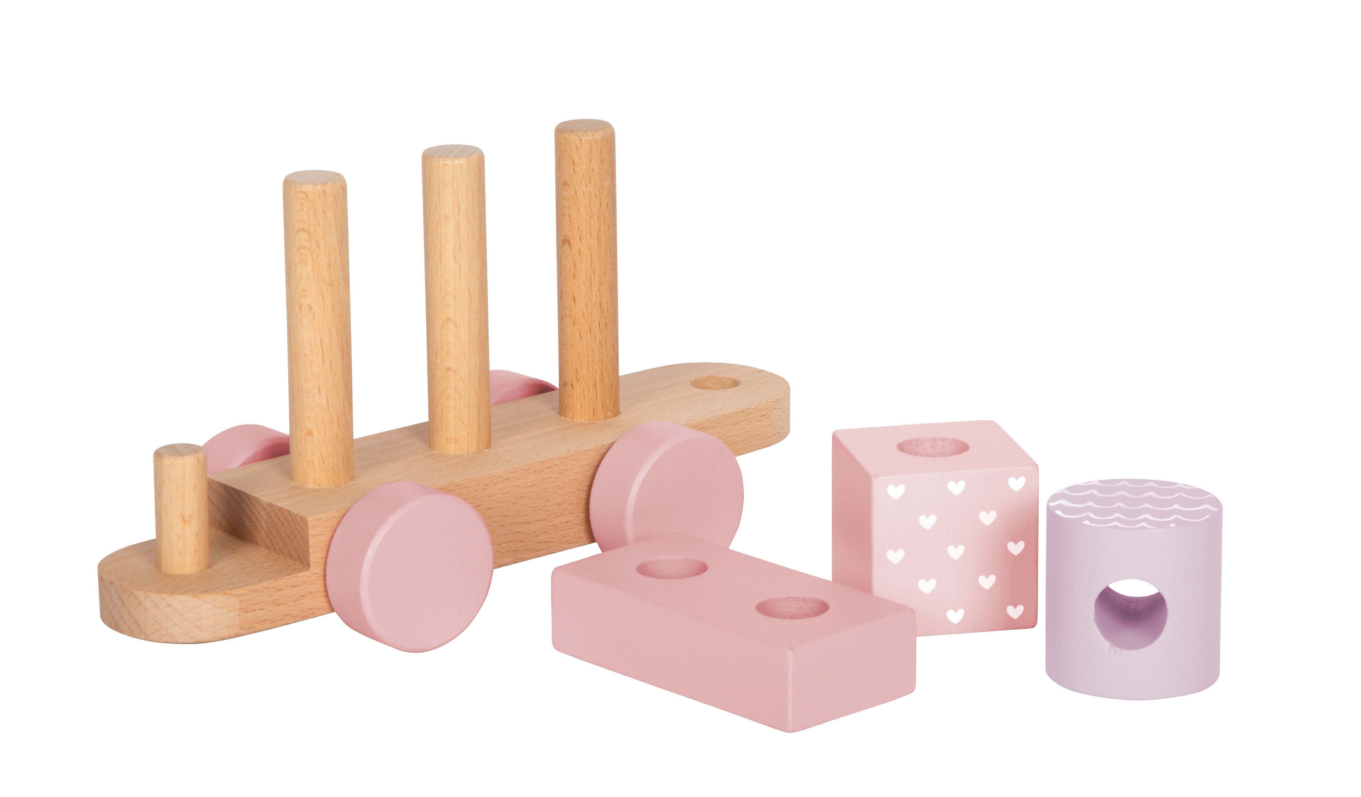 small foot Holzzug rosa