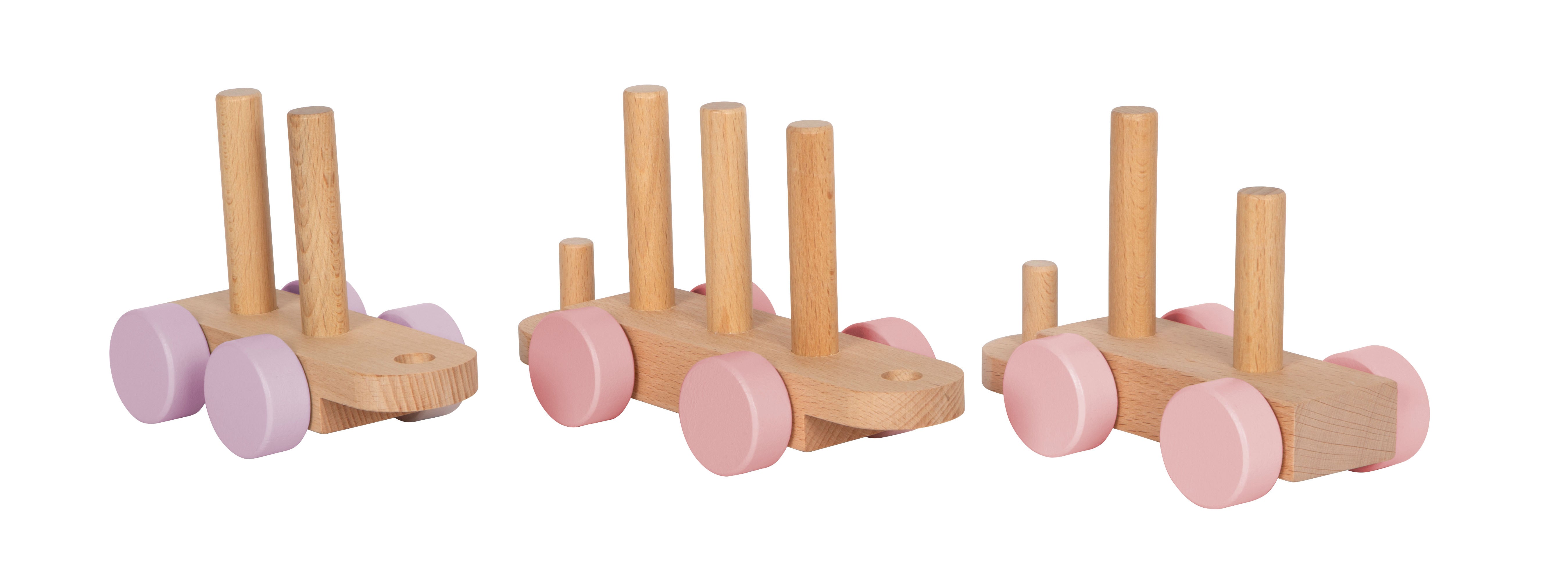 small foot Holzzug rosa