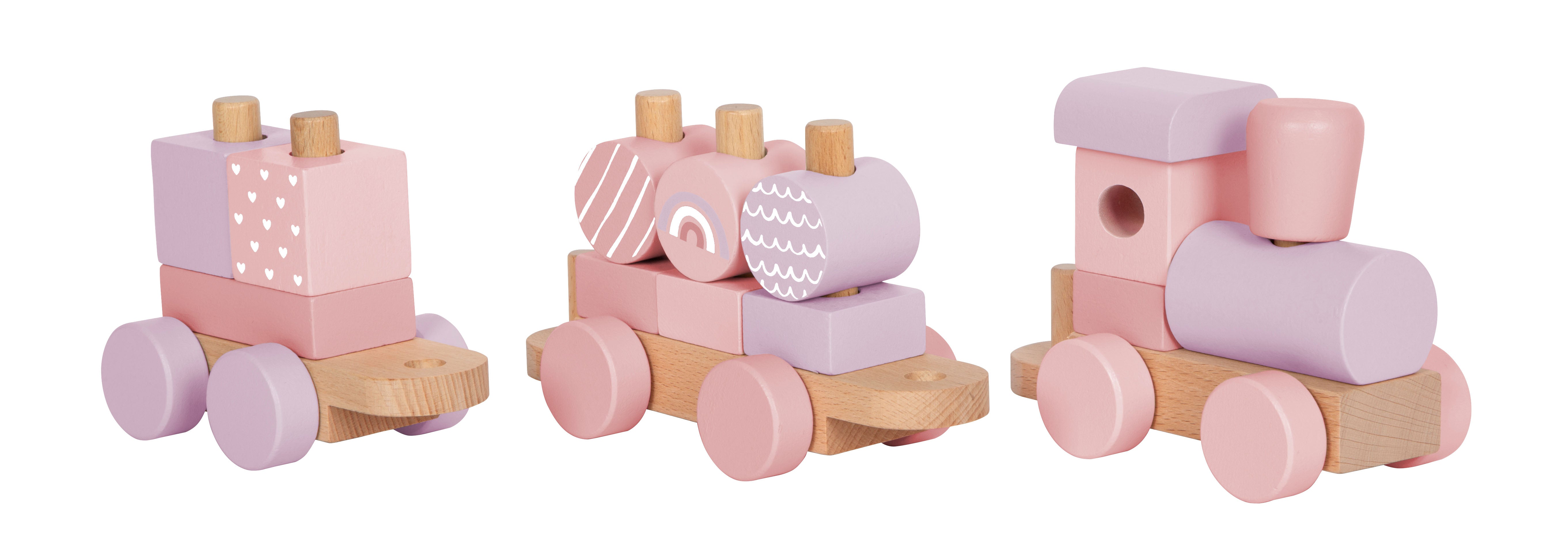small foot Holzzug rosa