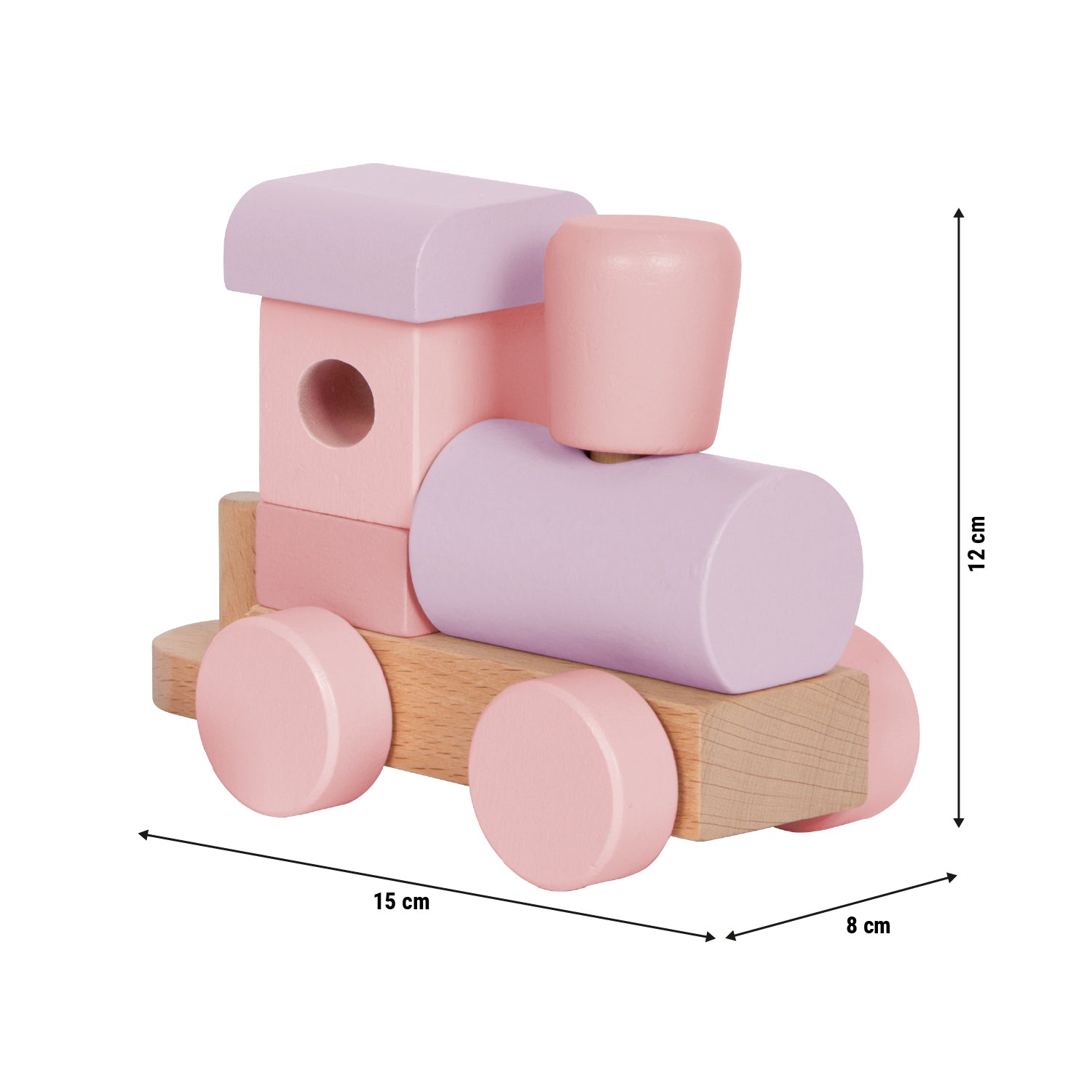 small foot Holzzug rosa