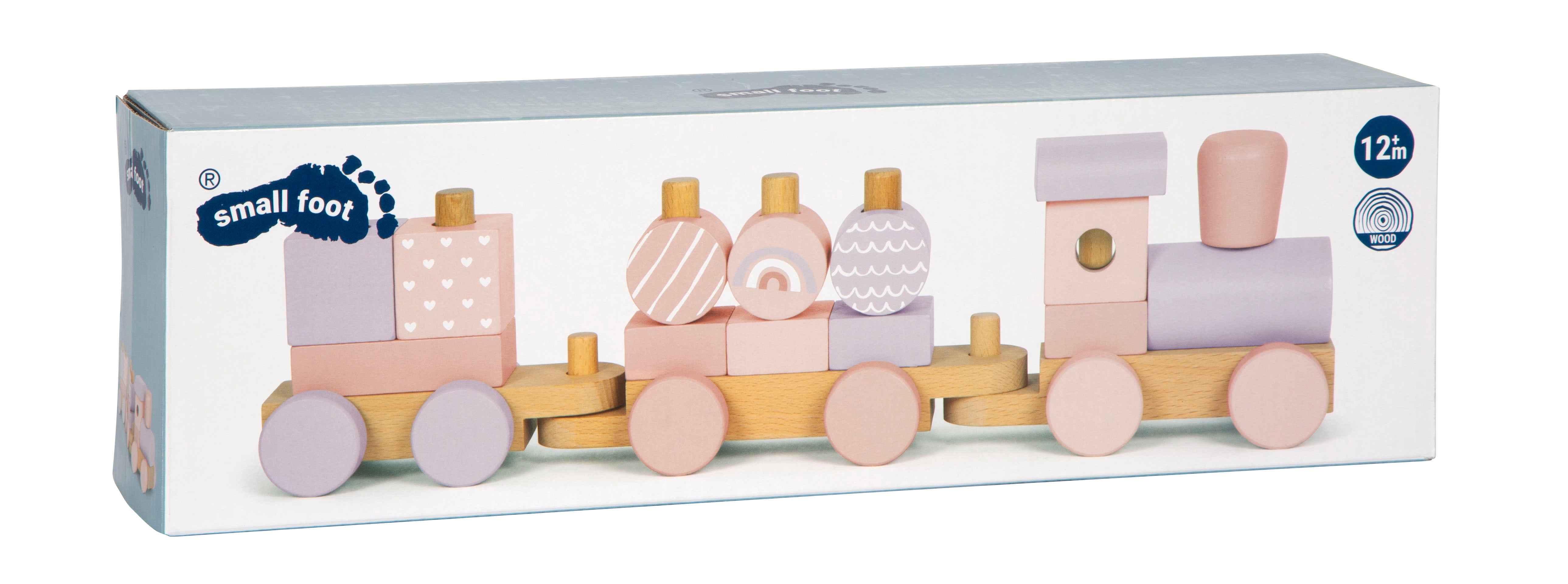 small foot Holzzug rosa