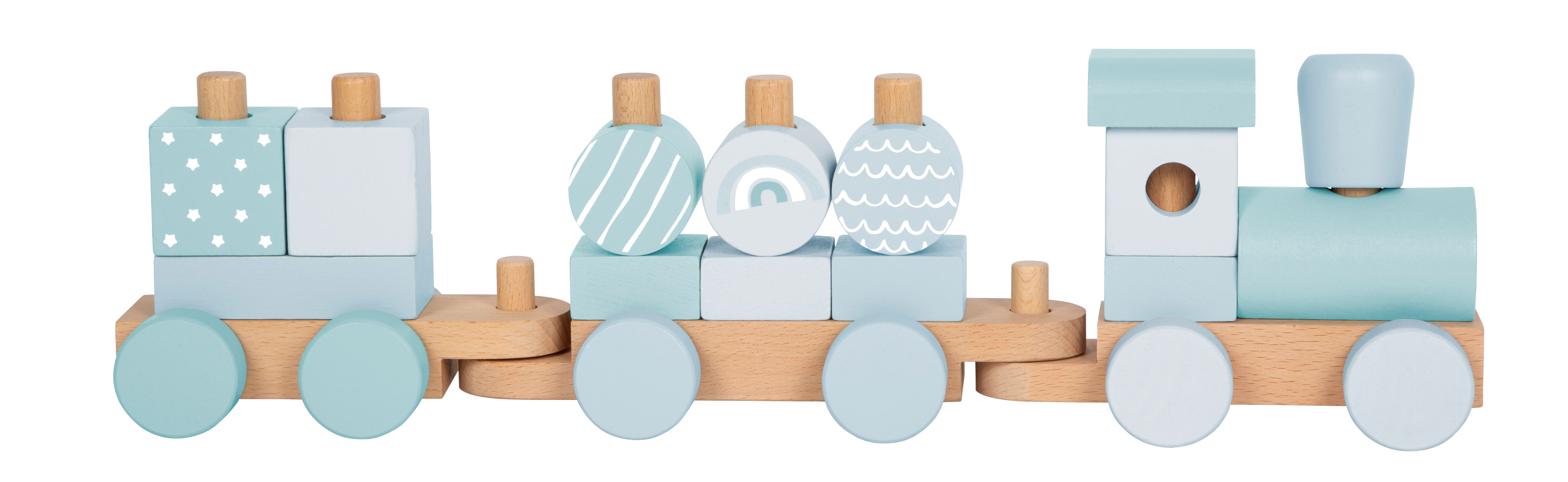 small foot Holzzug in blau