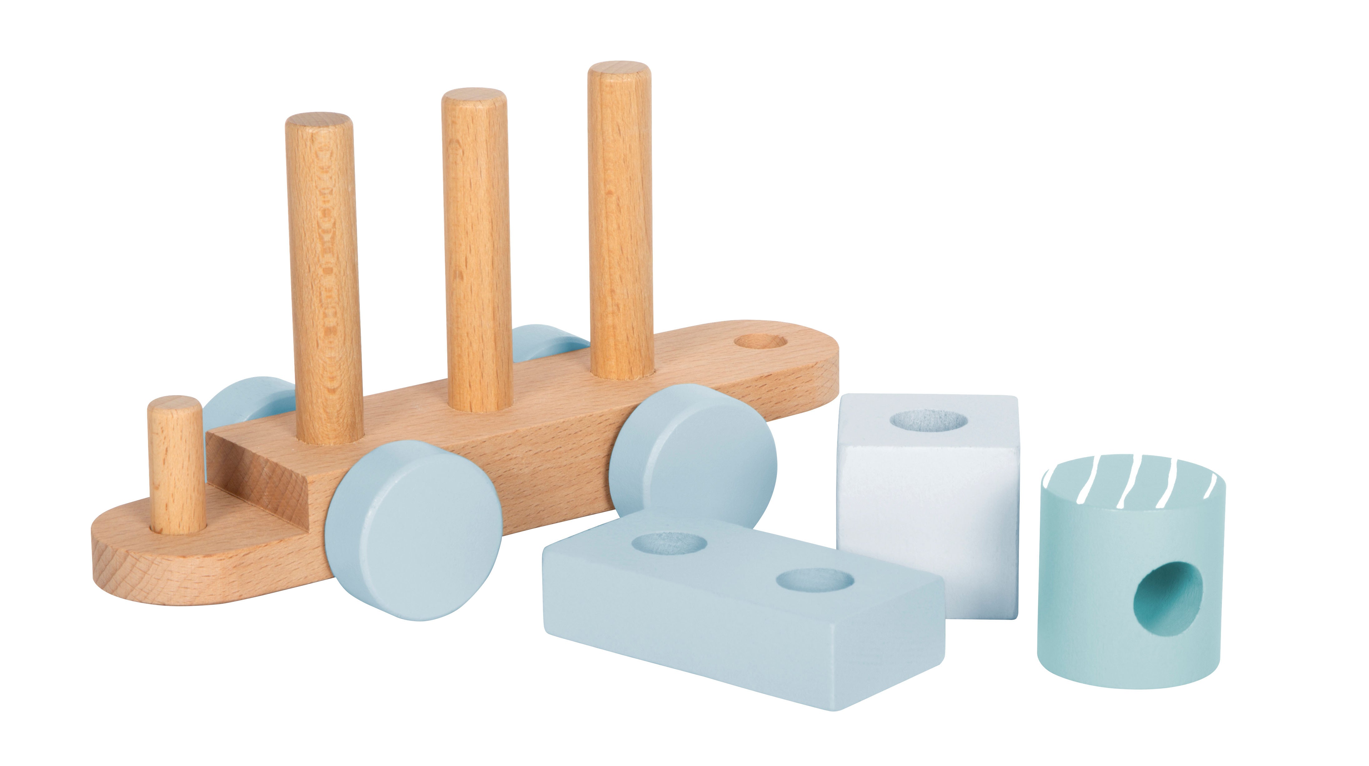 small foot Holzzug in blau